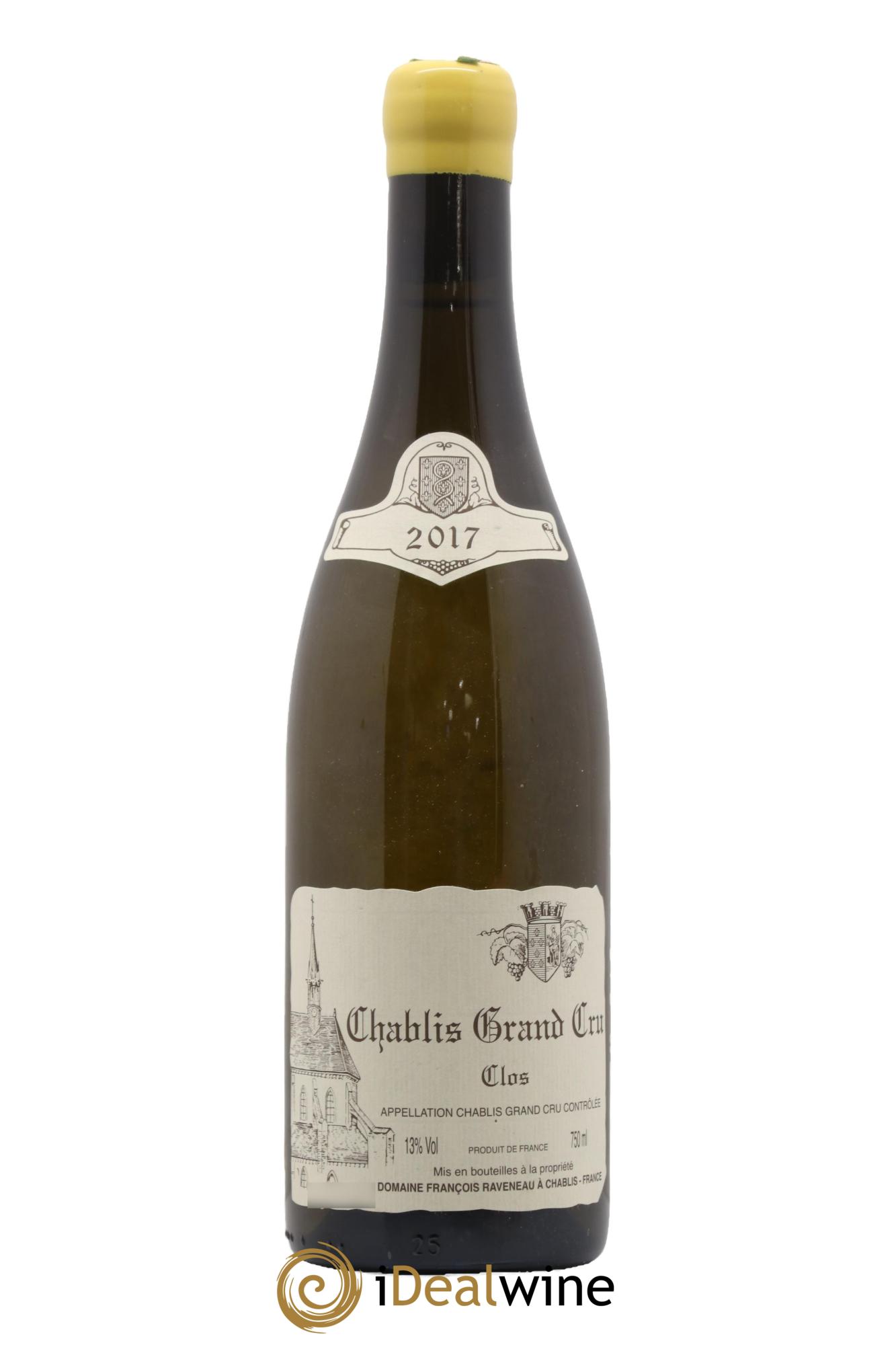 Chablis Grand Cru Clos Raveneau (Domaine) 2017 - Posten von 1 Flasche - 0