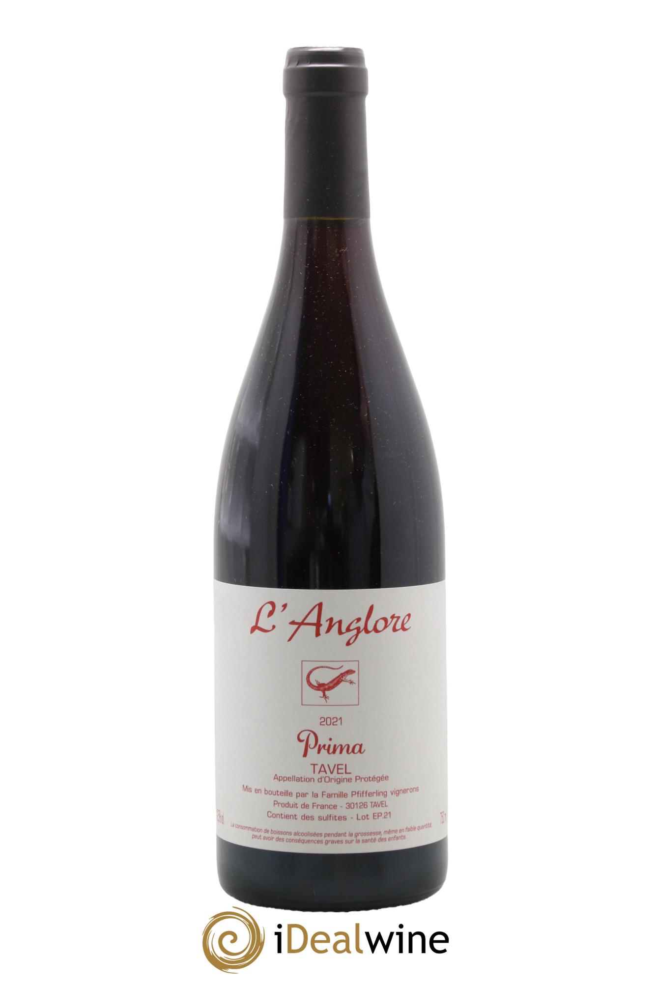 Tavel Prima L'Anglore 2021 - Lot de 1 bouteille - 0