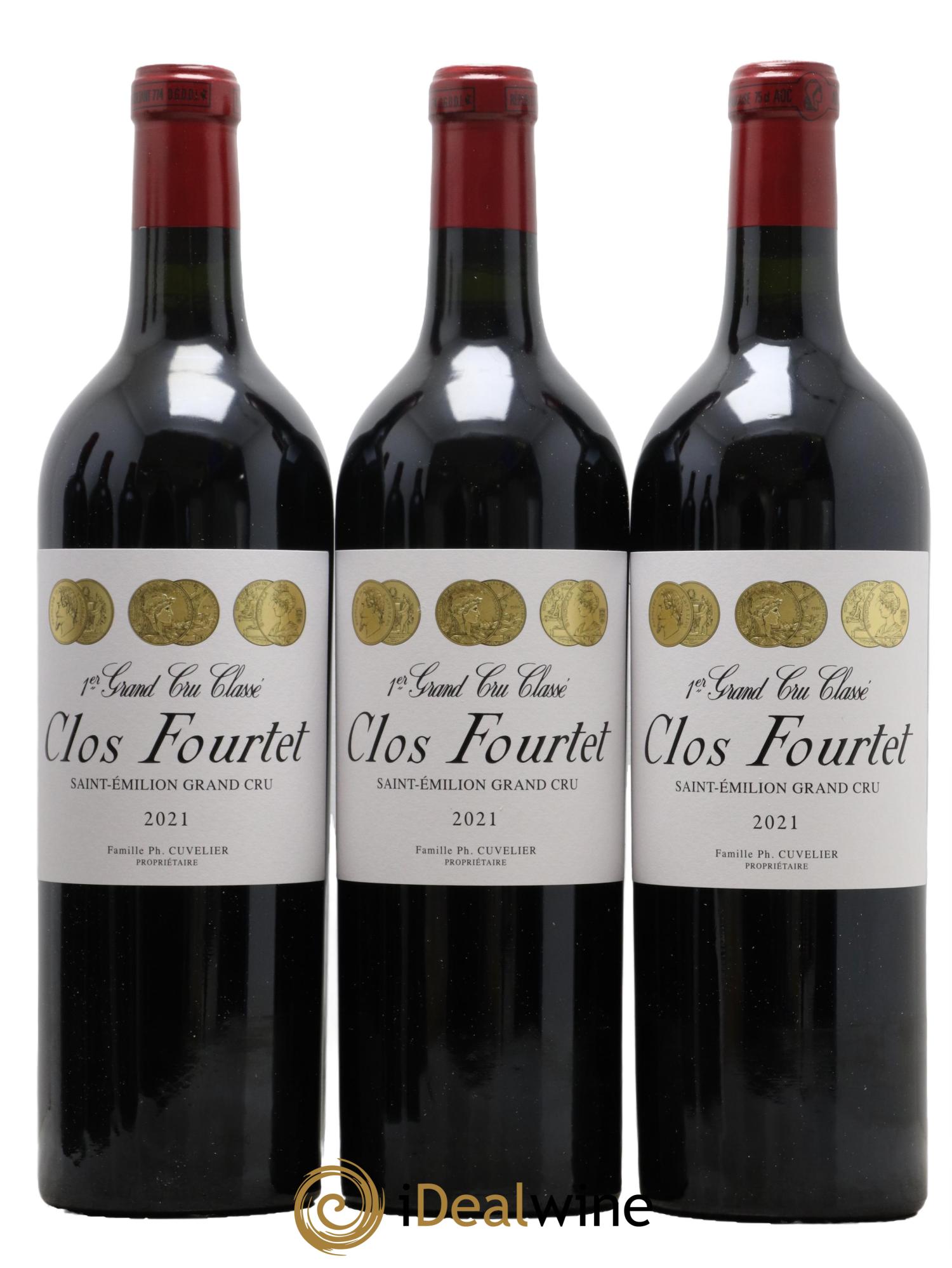 Clos Fourtet 1er Grand Cru Classé B 2021 - Lot de 6 bouteilles - 1