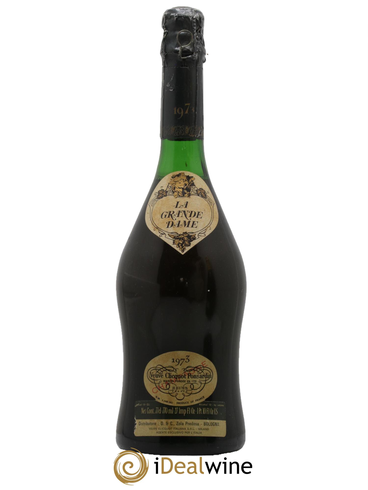 La Grande Dame Veuve Clicquot Ponsardin  1973 - Lotto di 1 bottiglia - 0