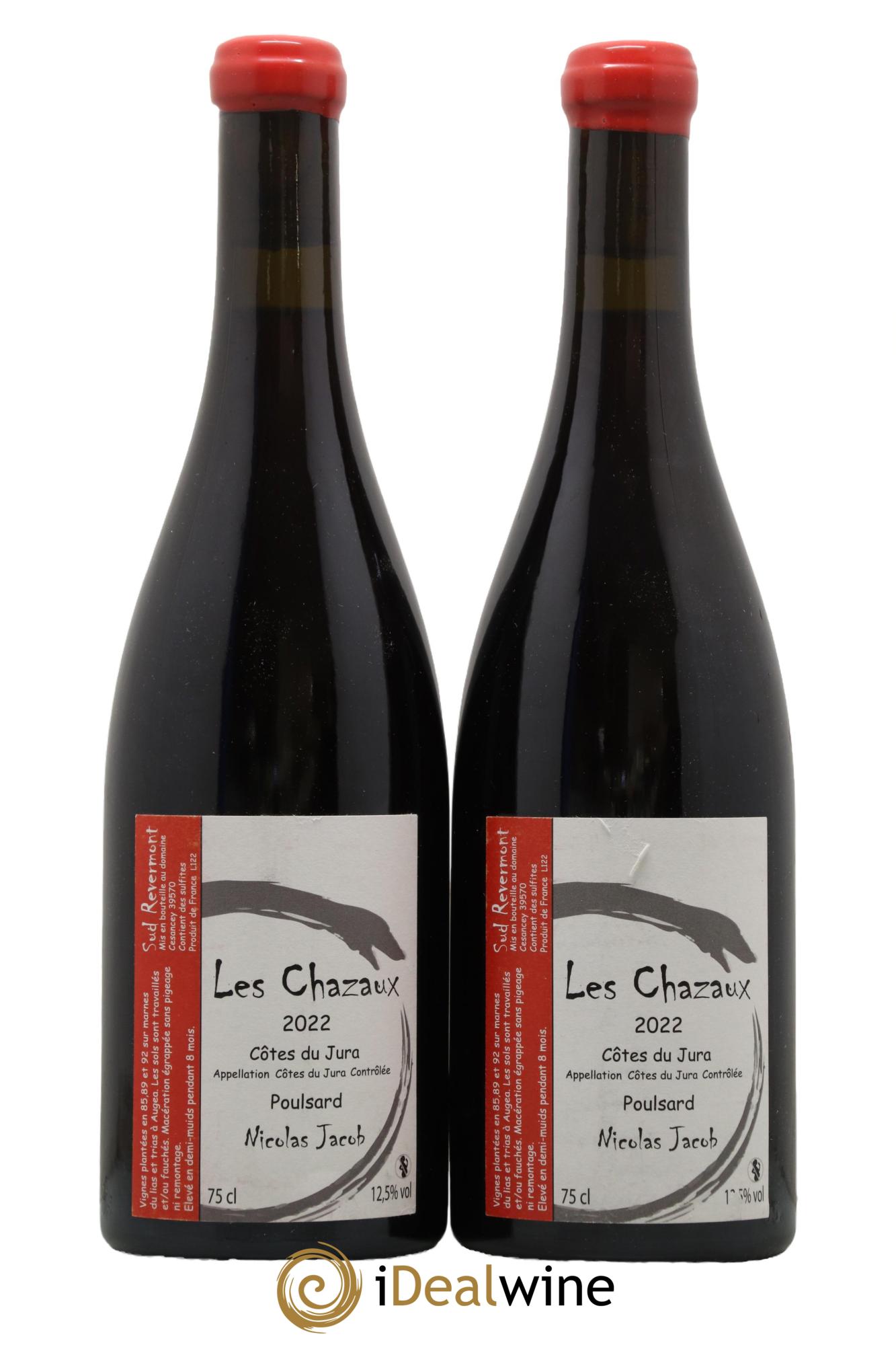 Côtes du Jura Poulsard Les Chazaux Nicolas Jacob  2022 - Lot of 2 bottles - 0