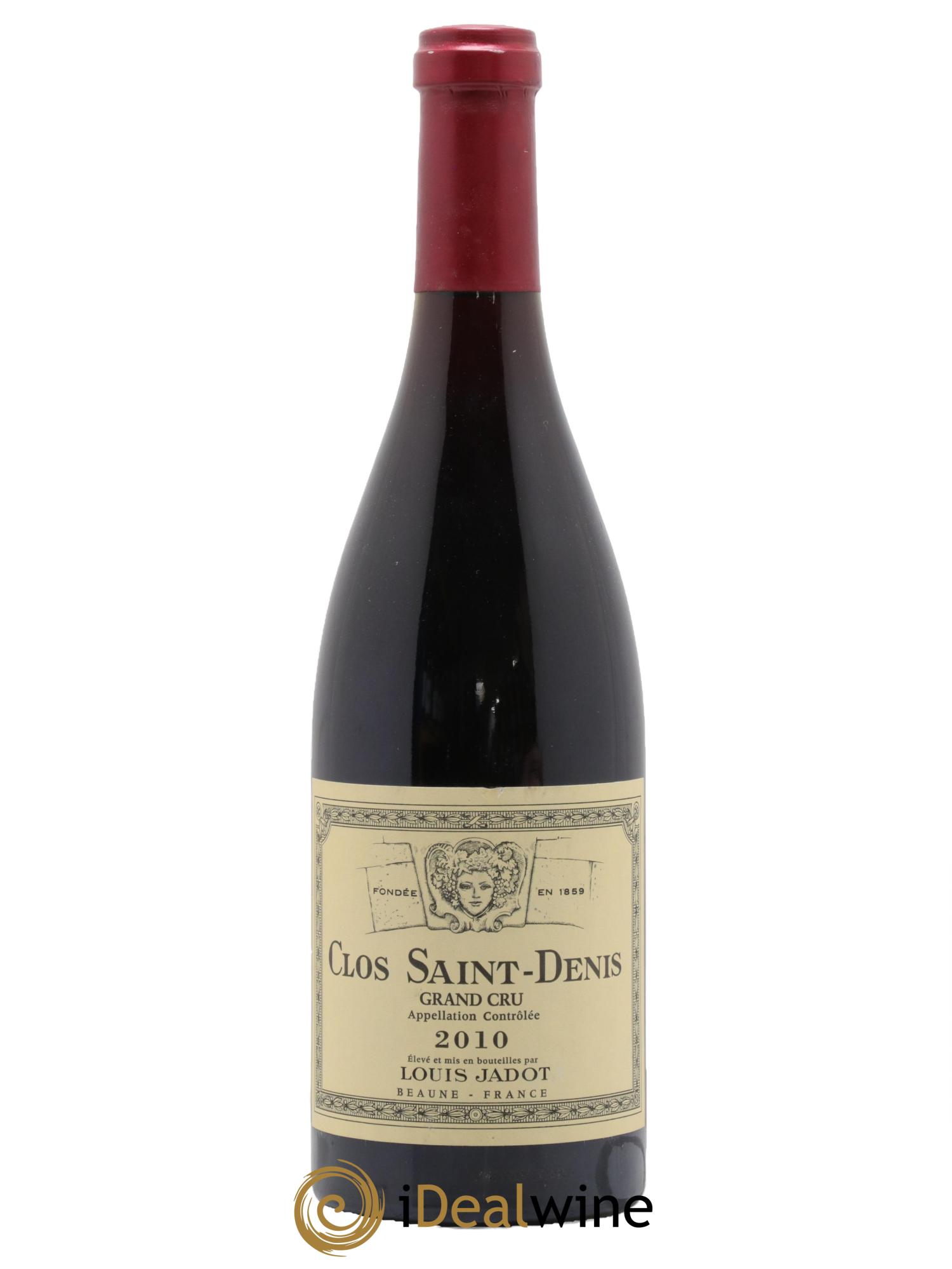 Clos Saint-Denis Grand Cru Maison Louis Jadot 2010 - Lot de 1 bouteille - 0