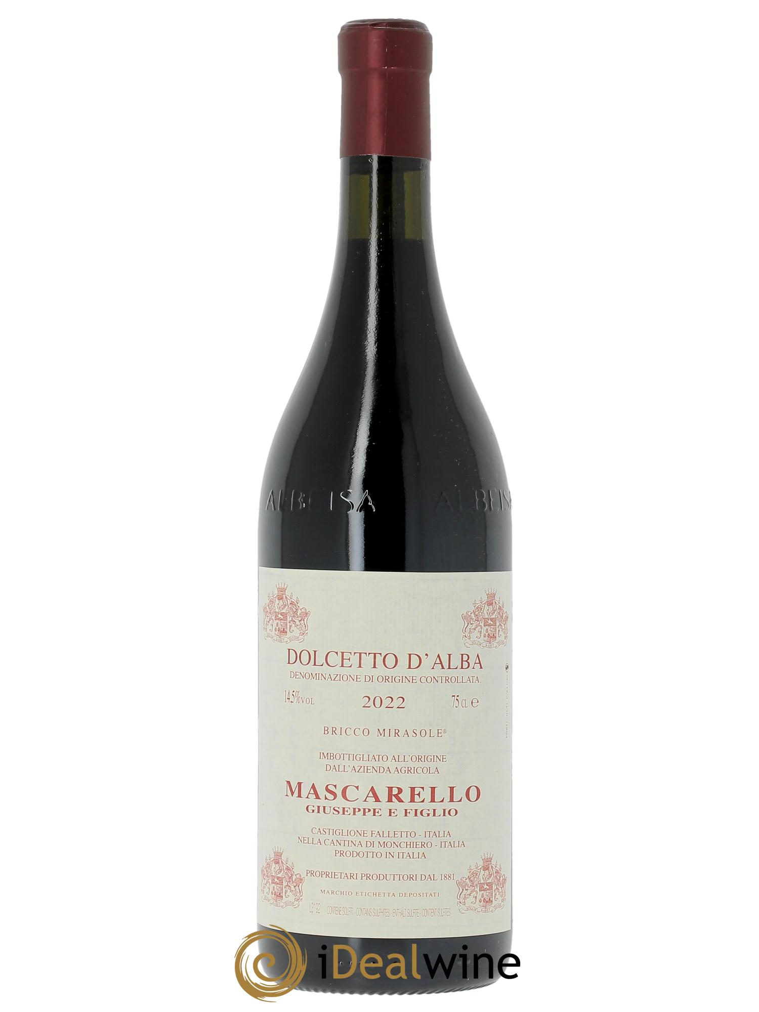 Dolcetto d'Alba DOC Vigna Bricco Mirasole Giuseppe Mascarello  2022 - Lot de 1 bouteille - 0