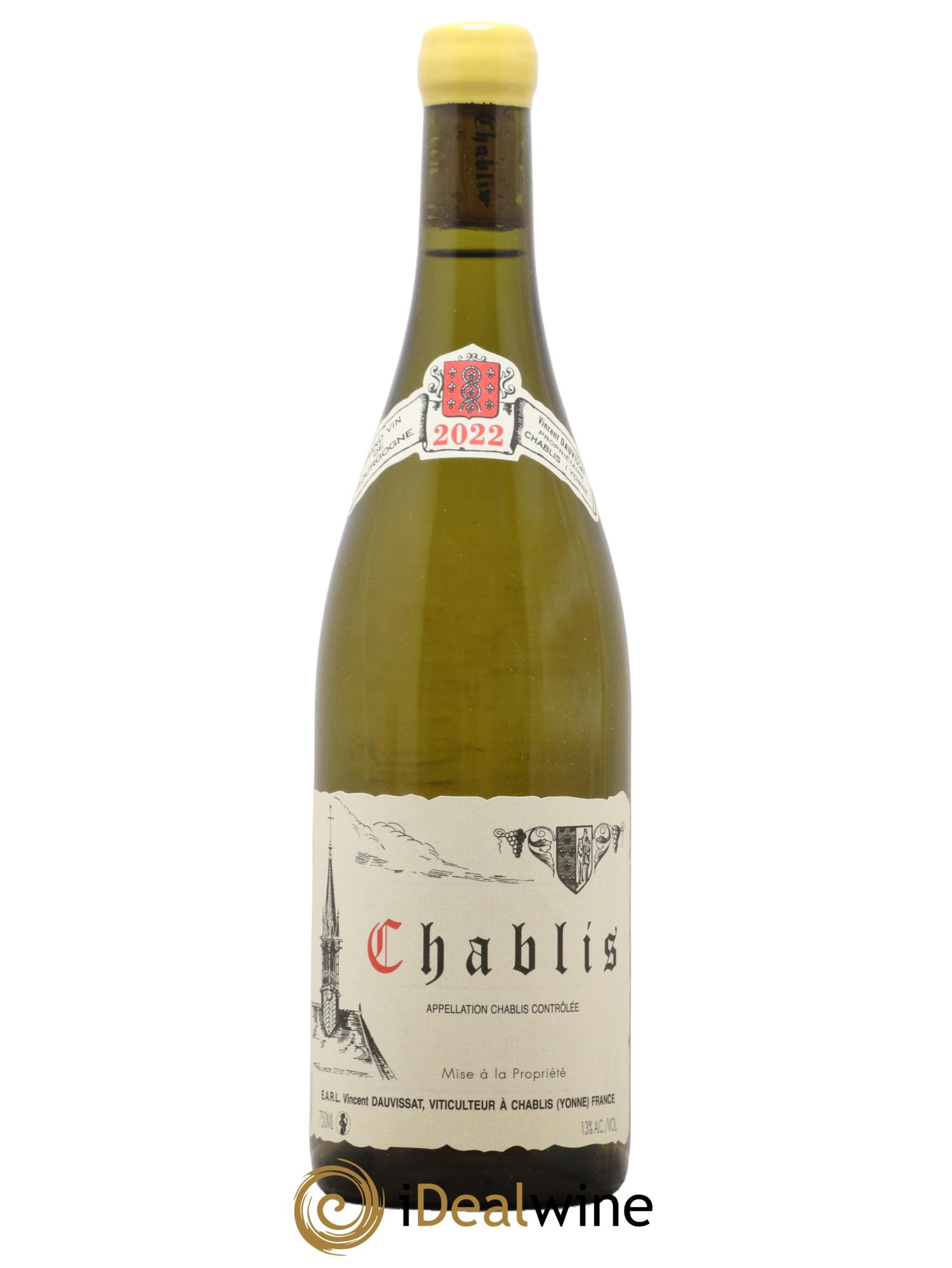 Chablis Vincent Dauvissat (Domaine) 2022 - Lot de 1 bouteille - 0