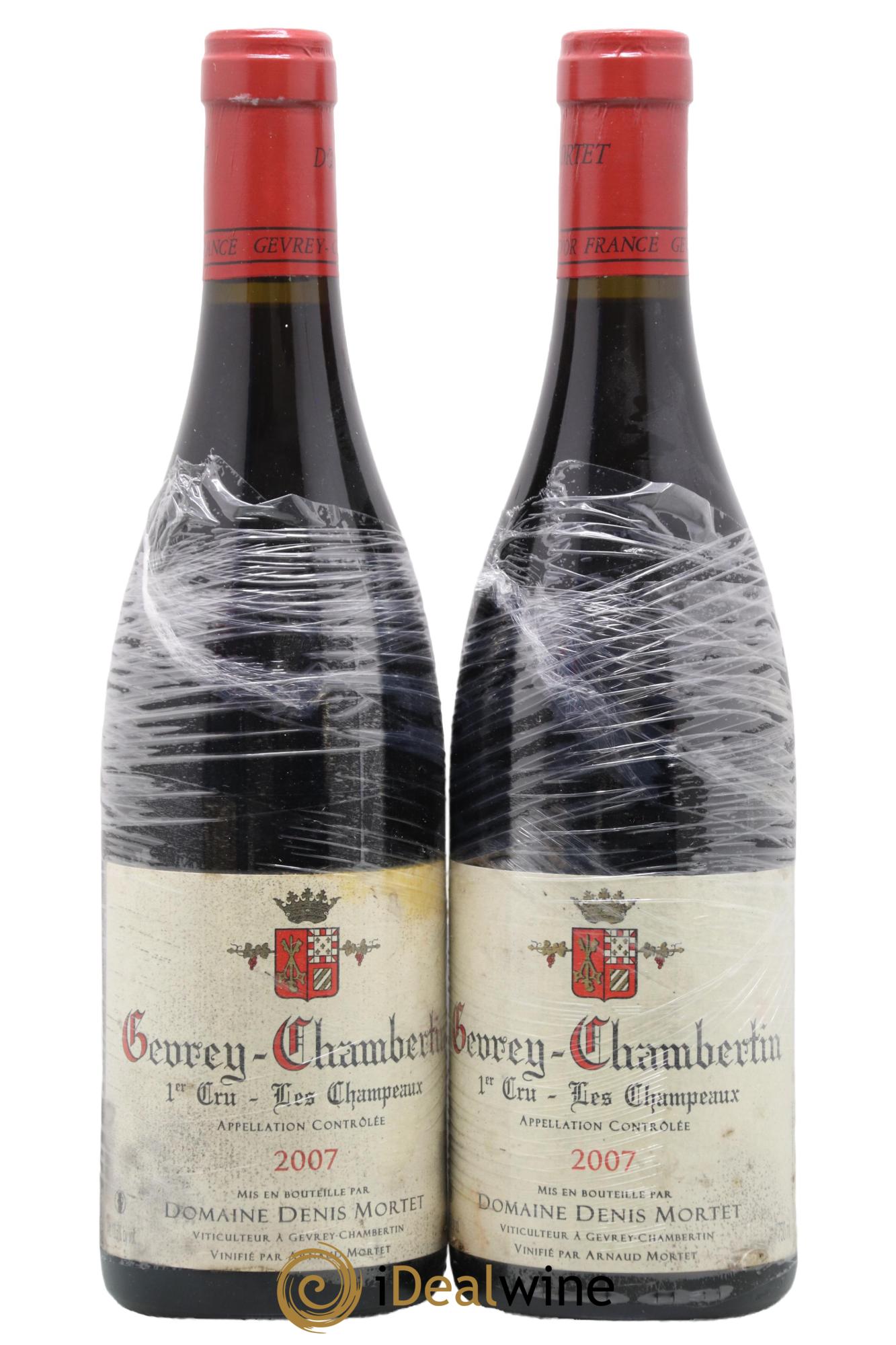 Gevrey-Chambertin 1er Cru Les Champeaux Denis Mortet (Domaine) 2007 - Lot de 2 bouteilles - 0