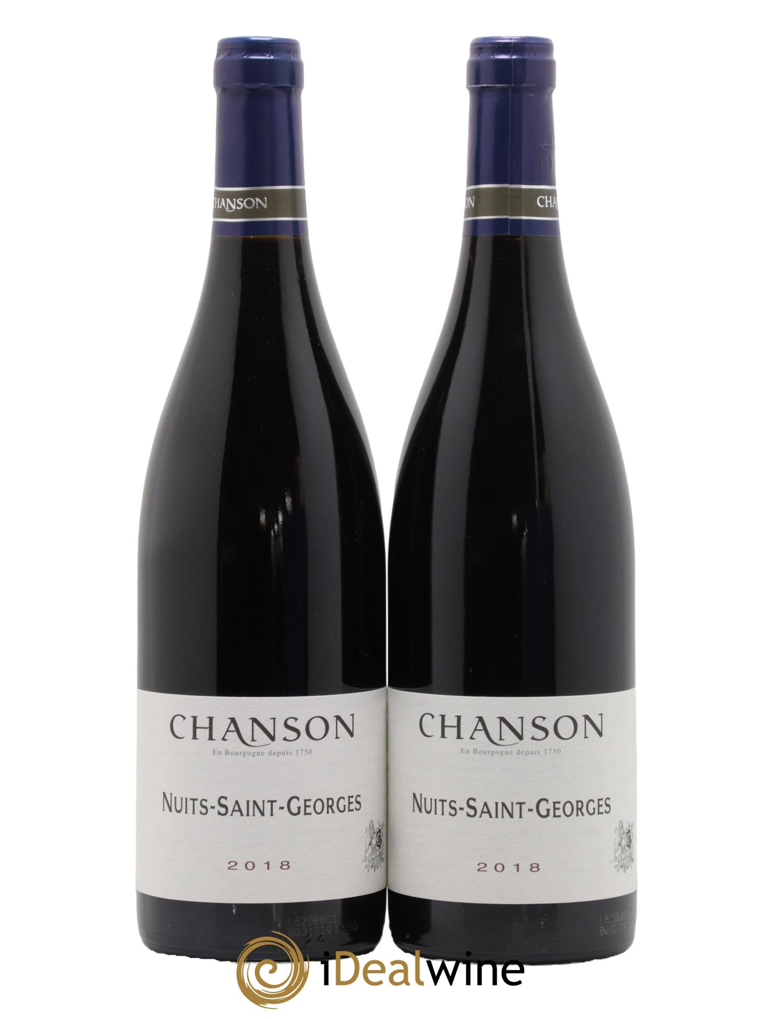 Nuits Saint-Georges Chanson (Domaine) 2018 - Lot de 2 bouteilles - 0