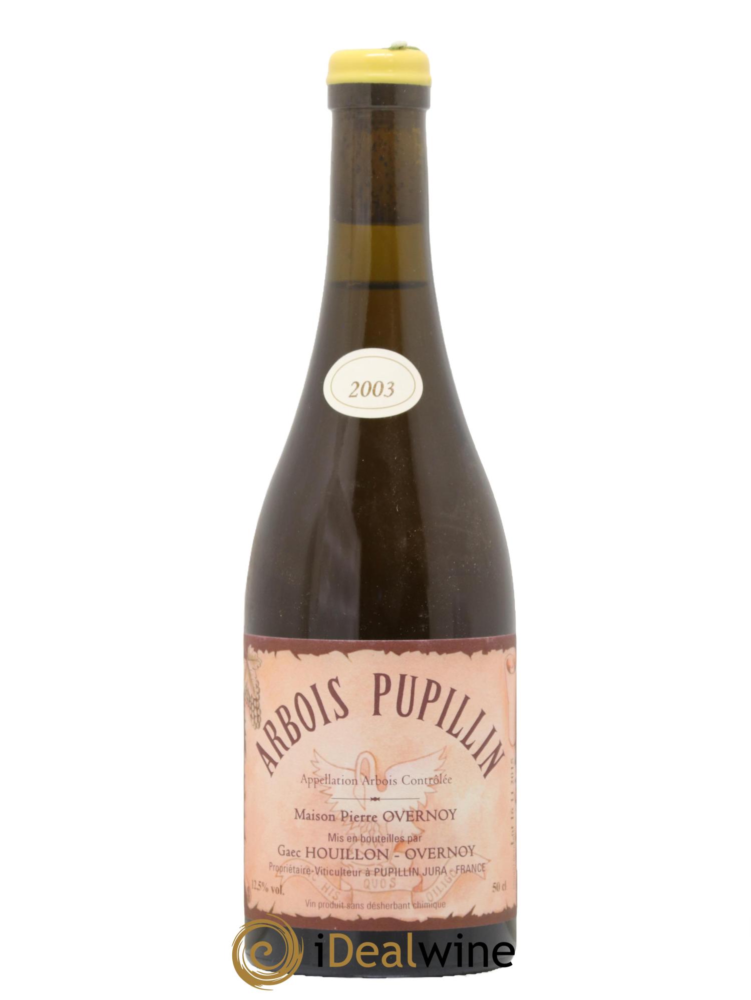 Arbois Pupillin Vieux Savagnin Ouillé 50cl (VSO) Overnoy-Houillon (Domaine) 2003 - Lot de 1 format 50cl - 0