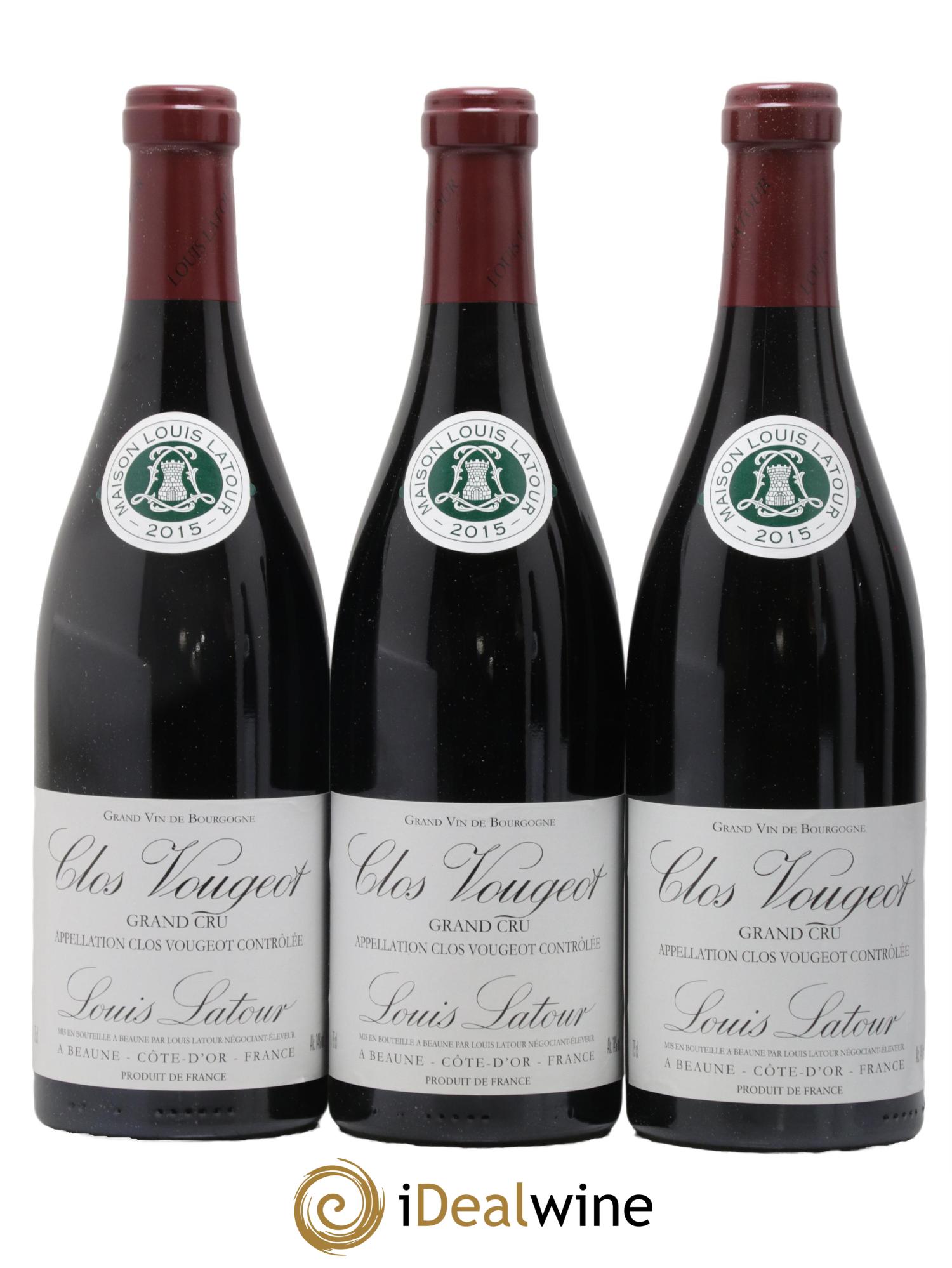 Clos de Vougeot Grand Cru Louis Latour 2015 - Lot of 6 bottles - 2