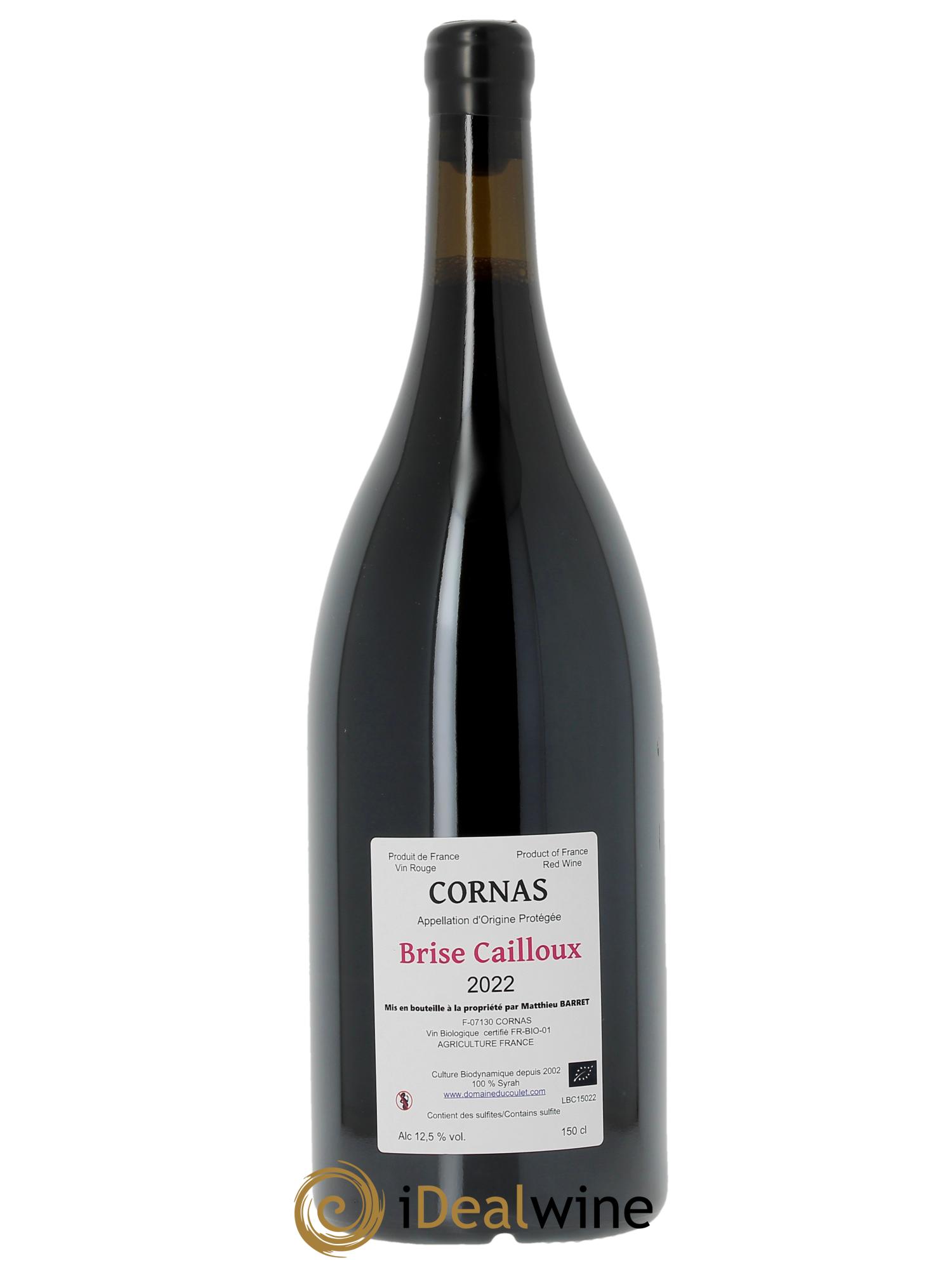 Cornas Brise Cailloux Coulet (Domaine du) - Matthieu Barret  2022 - Lot de 1 magnum - 1