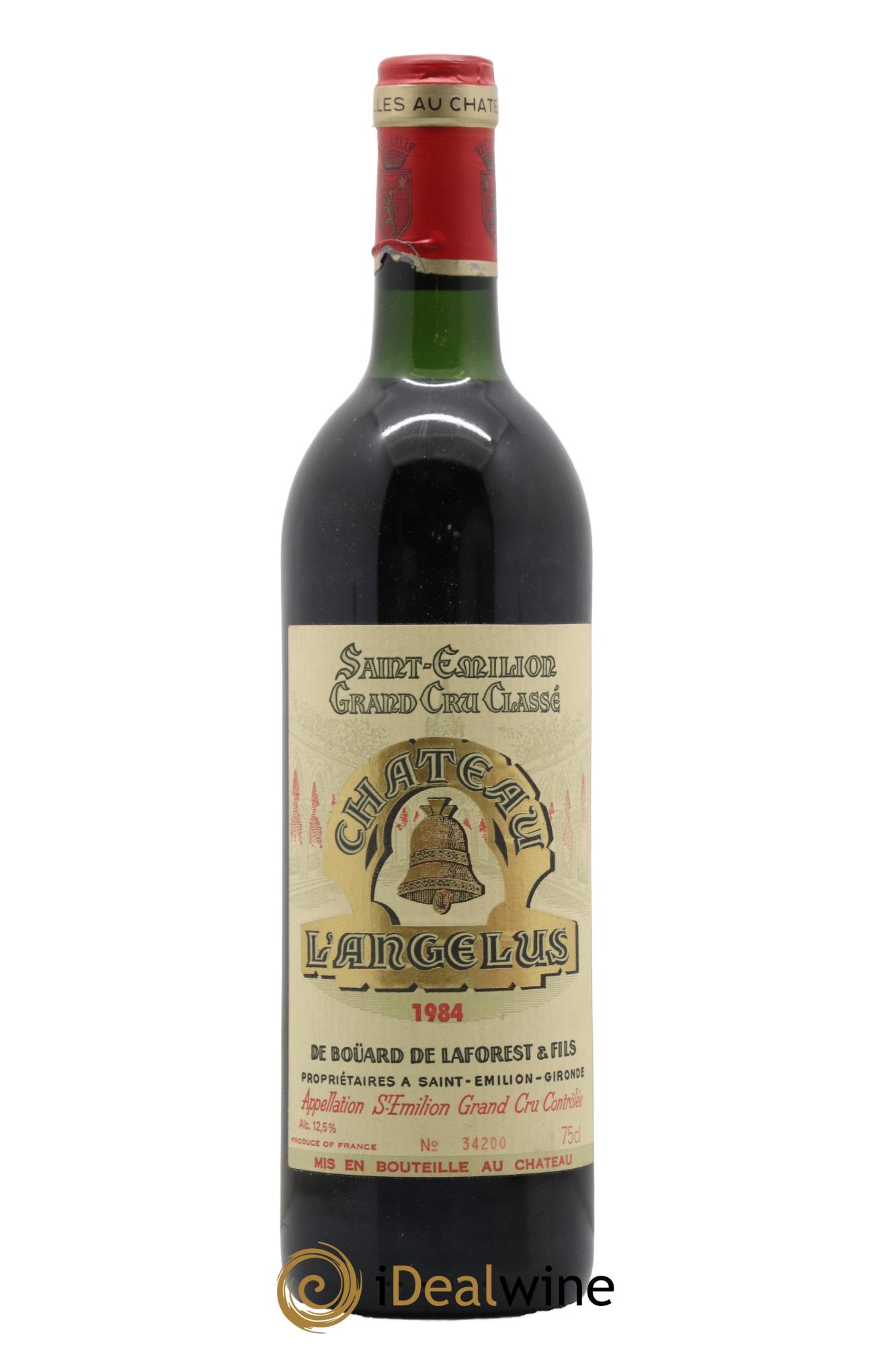 Château Angélus 1er Grand Cru Classé A 1984 - Posten von 1 Flasche - 0