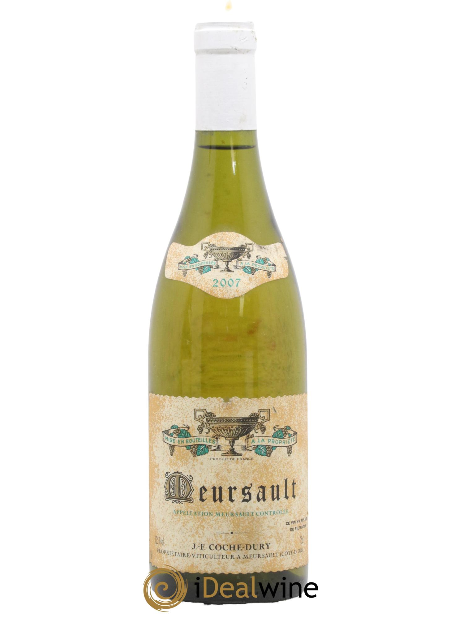 Meursault Coche Dury (Domaine) 2007 - Lot of 1 bottle - 0