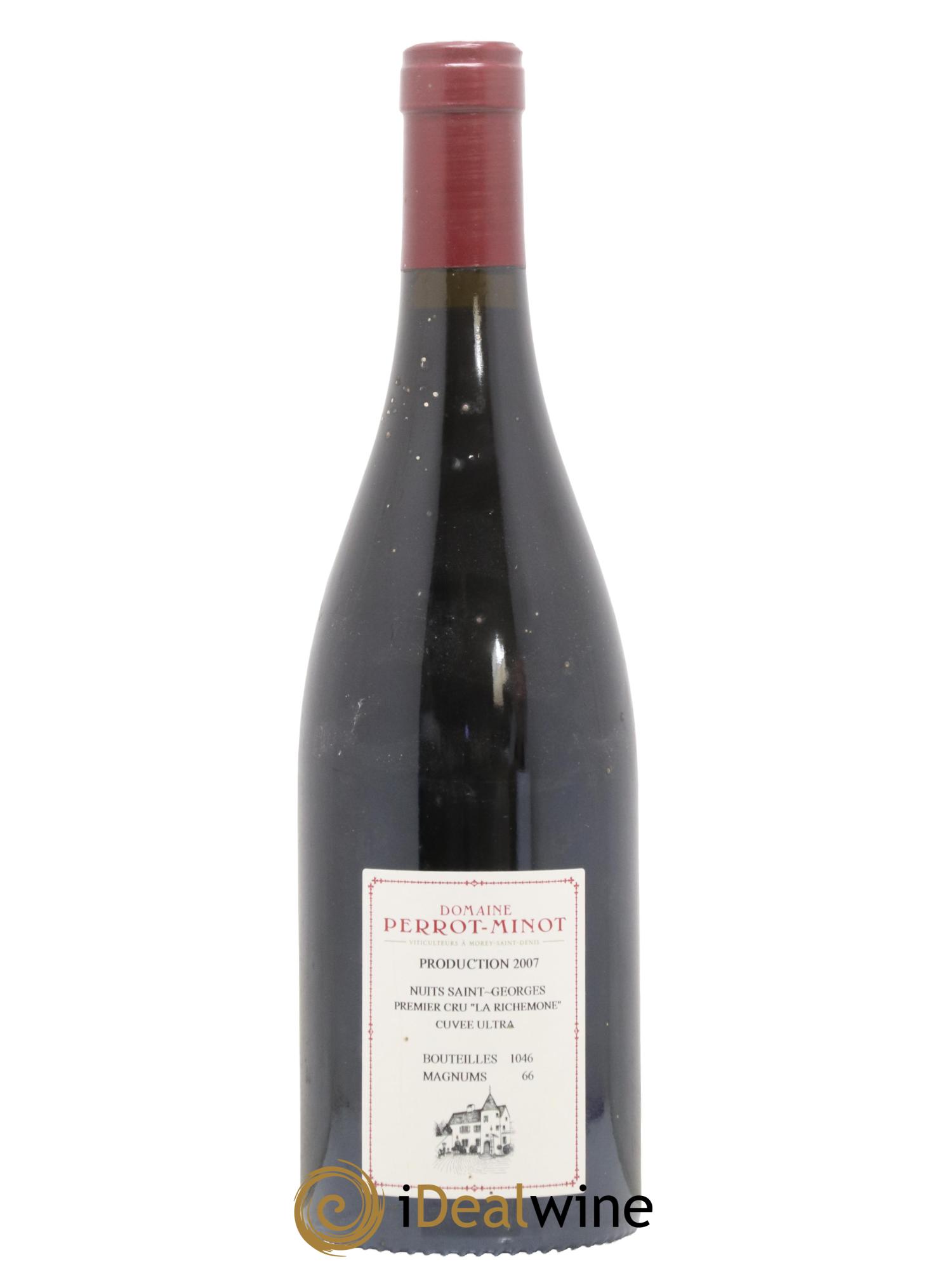 Nuits Saint-Georges 1er Cru La Richemone Cuvée Ultra Vieilles Vignes Perrot-Minot 2007 - Posten von 1 Flasche - 1