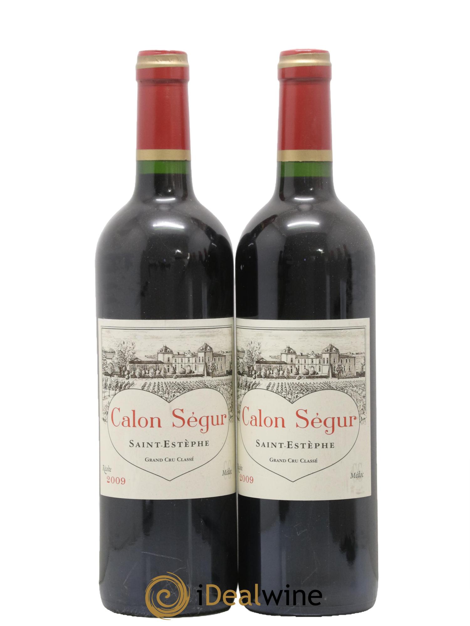 Château Calon Ségur 3ème Grand Cru Classé 2009 - Lotto di 2 bottiglie - 0