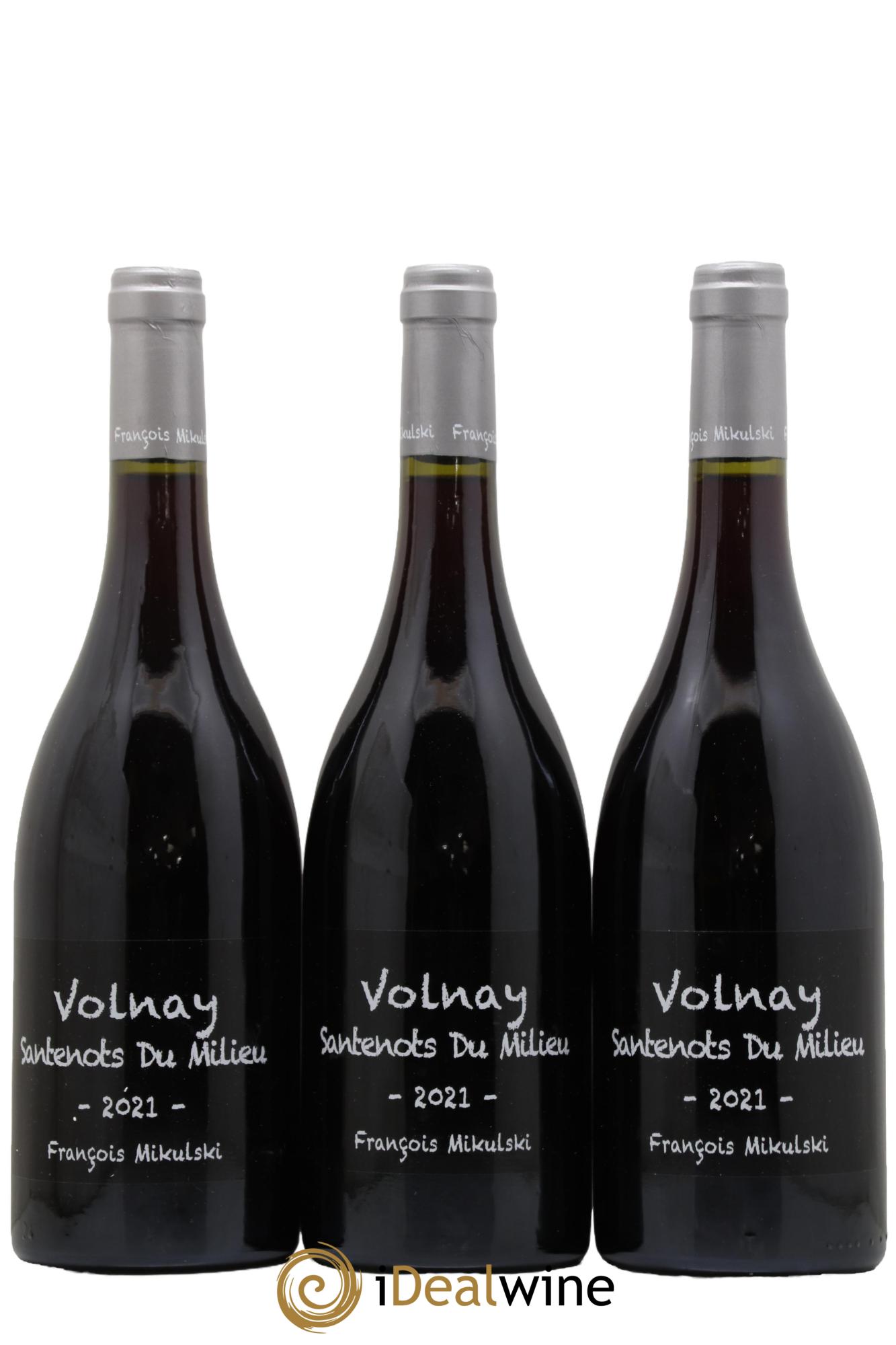 Volnay 1er Cru Santenots du Milieu François Mikulski 2021 - Posten von 3 Flaschen - 0