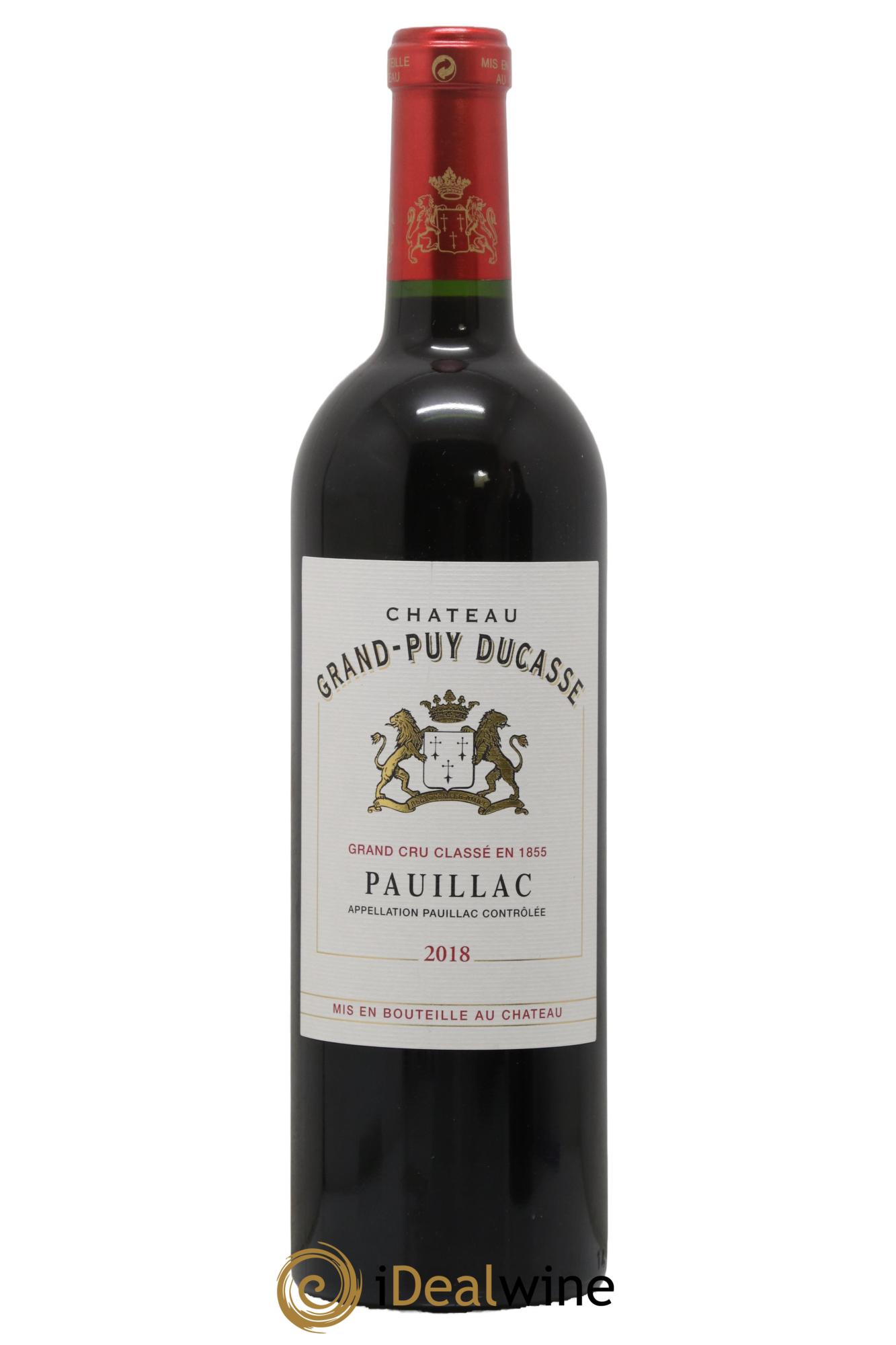 Château Grand Puy Ducasse 5ème Grand Cru Classé  2018 - Posten von 1 Flasche - 0