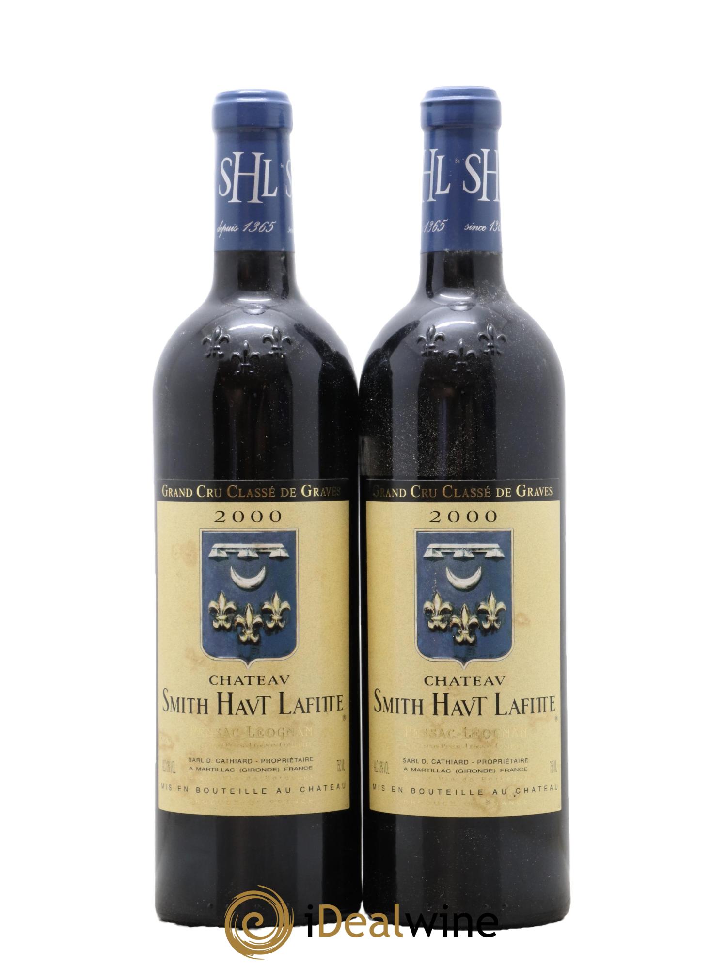 Château Smith Haut Lafitte Cru Classé de Graves 2000 - Lot of 2 bottles - 0