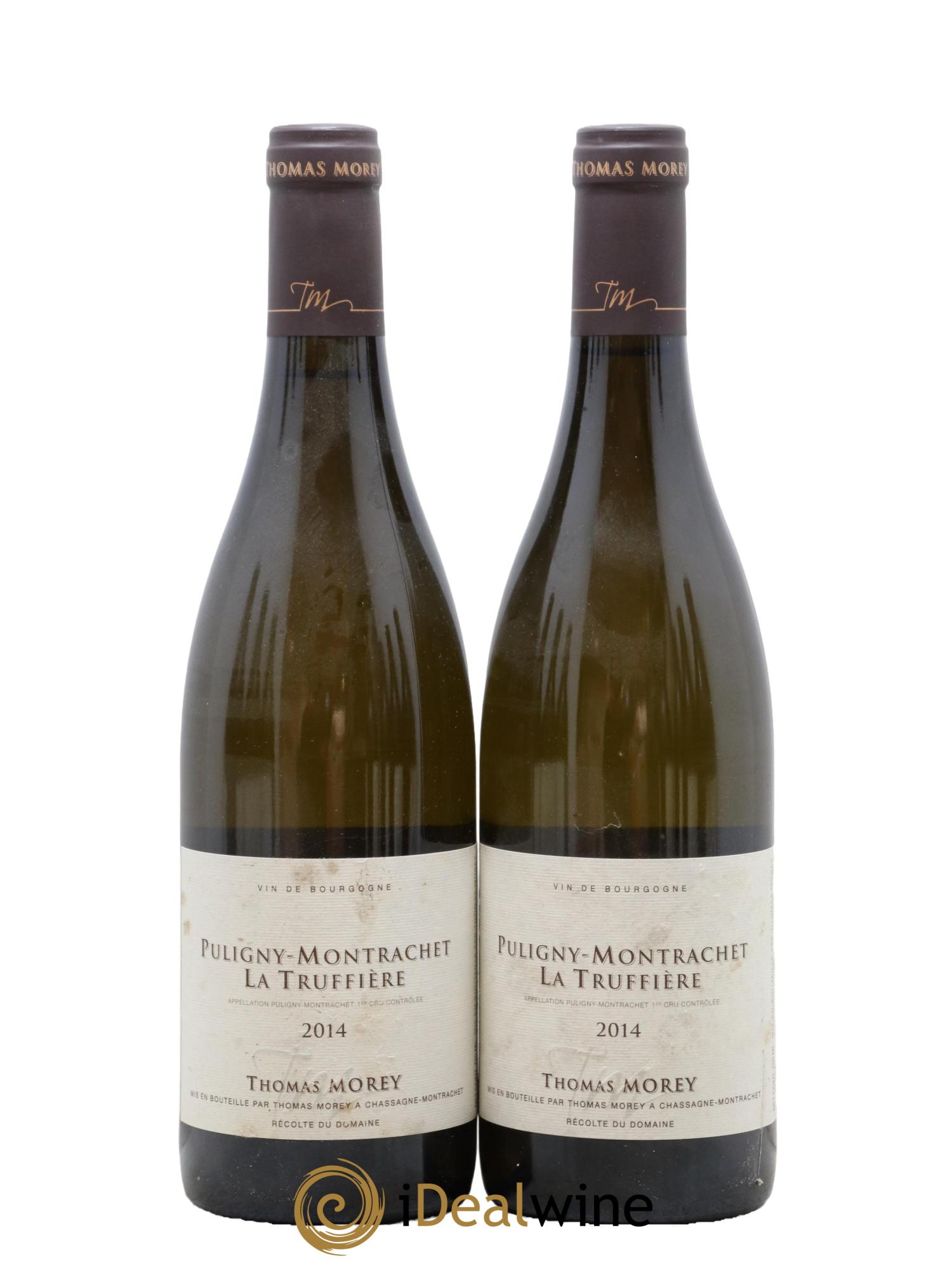 Puligny-Montrachet 1er Cru La Truffière Thomas Morey  2014 - Lot de 2 bouteilles - 0