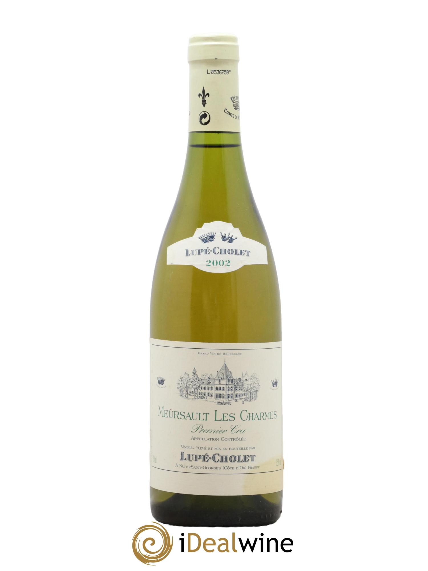 Meursault 1er Cru Les Charmes Lupe Cholet 2002 - Posten von 1 Flasche - 0