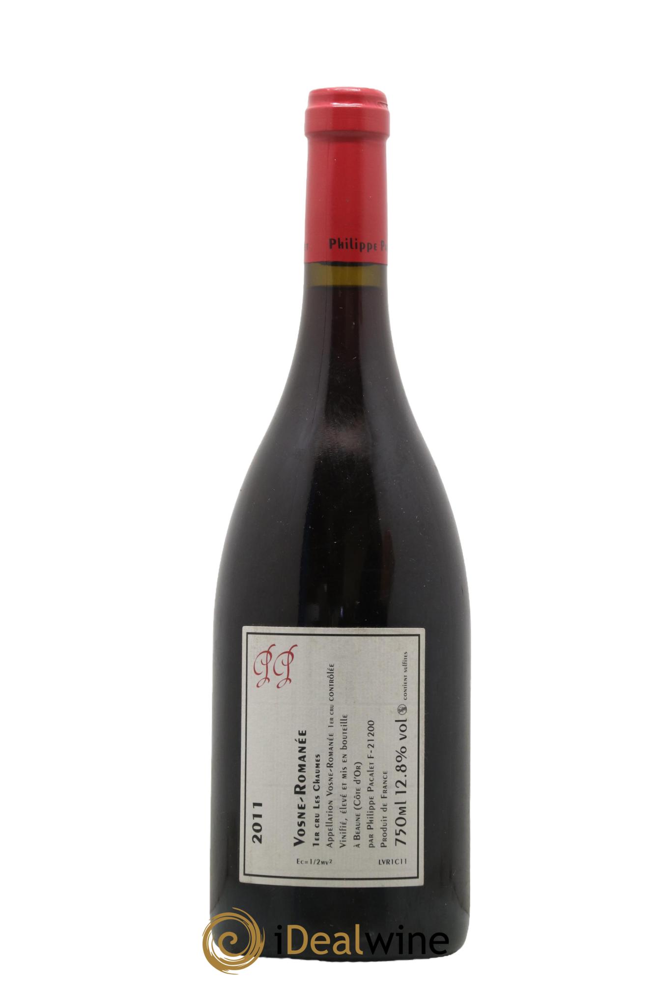 Vosne-Romanée 1er Cru Les Chaumes Philippe Pacalet 2011 - Lot de 1 bouteille - 1