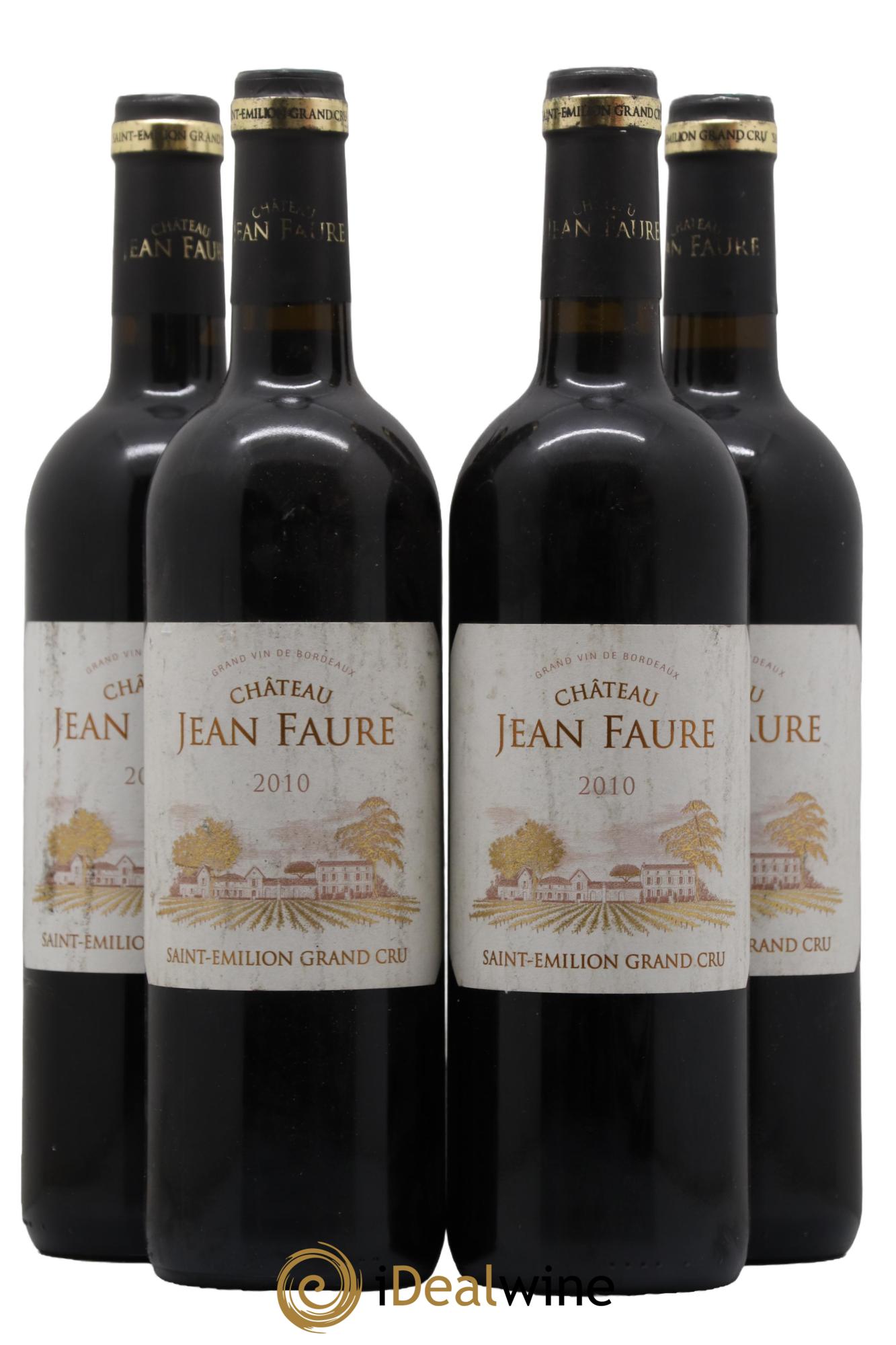 Château Jean Faure Grand Cru Classé 2010 - Lot de 4 bouteilles - 0