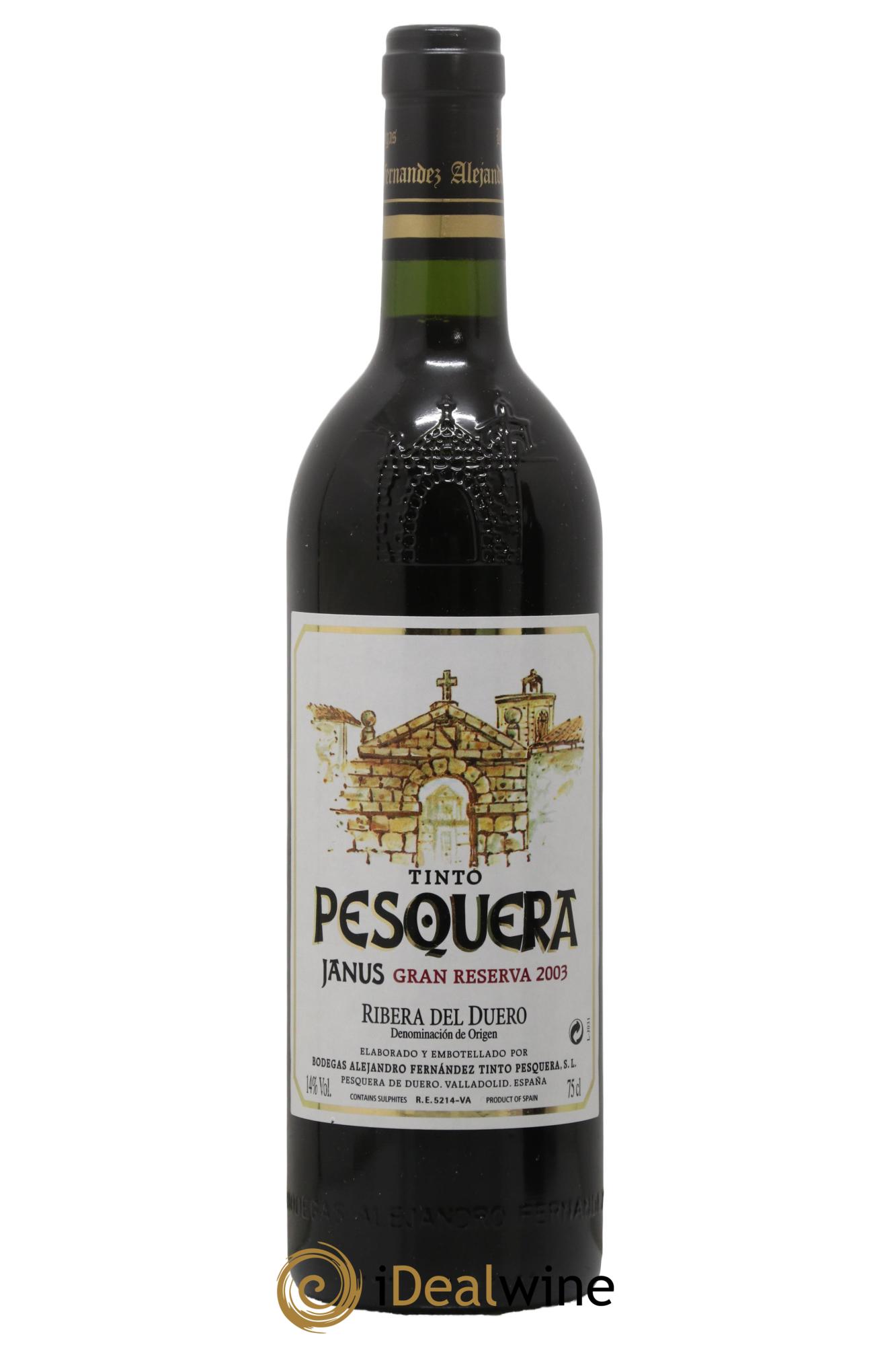 Ribera del Duero DO Janus Gran Reserva Tinto Pesquera - Alejandro Fernandez  2003 - Lot de 1 bouteille - 0