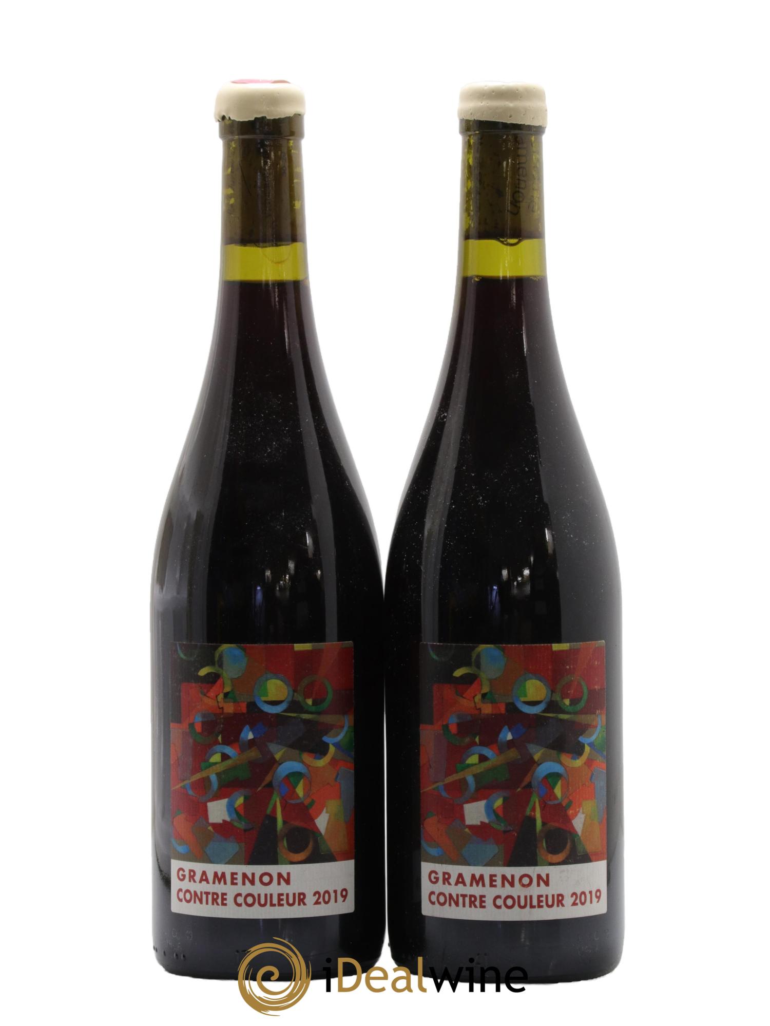 Côtes du Rhône Contre-Couleur  Gramenon (Domaine) 2019 - Posten von 2 Flaschen - 0