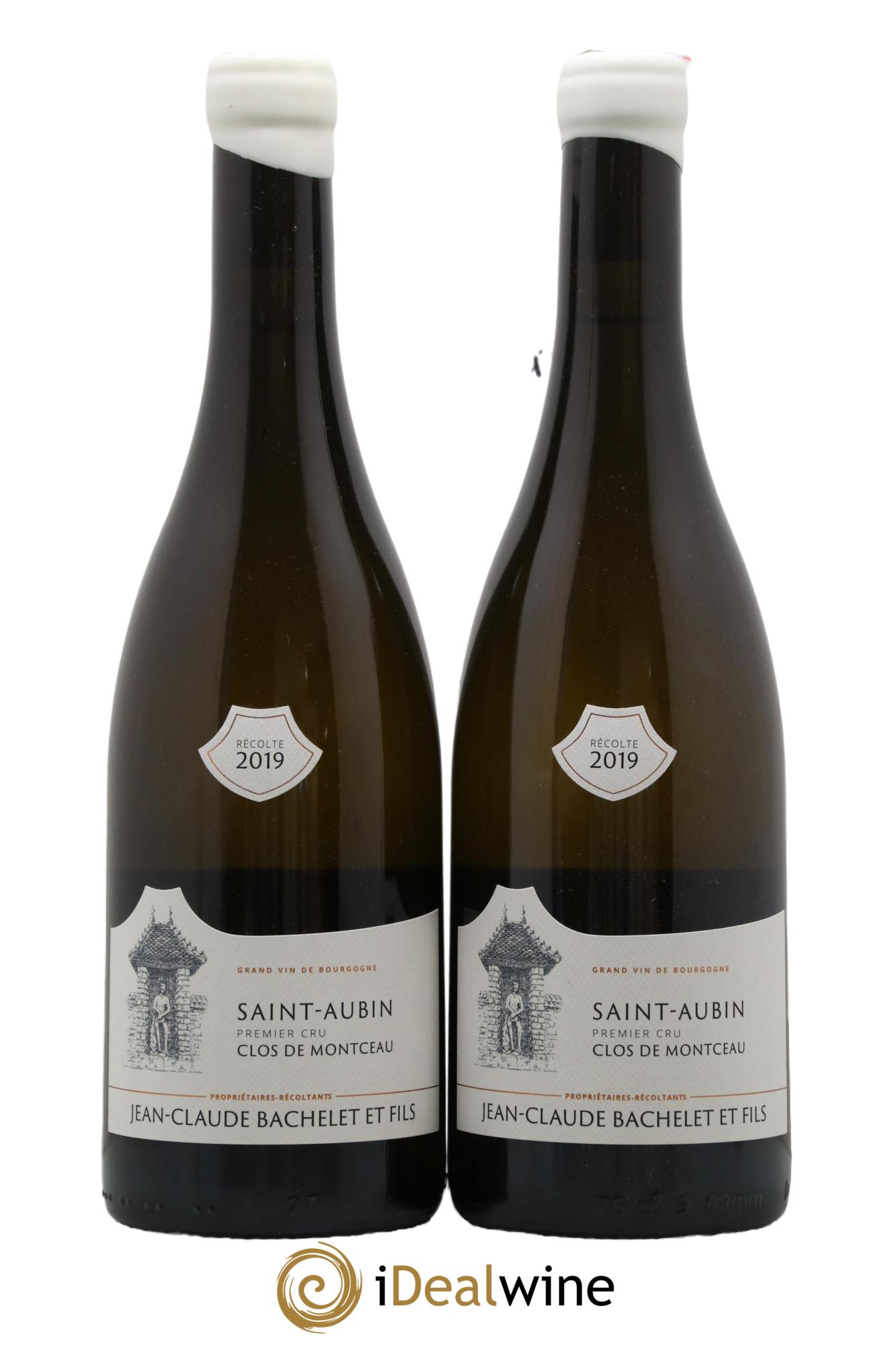 Saint-Aubin 1er Cru Clos de Montceau Domaine Jean-Claude Bachelet 2019 - Lot de 2 bouteilles - 0