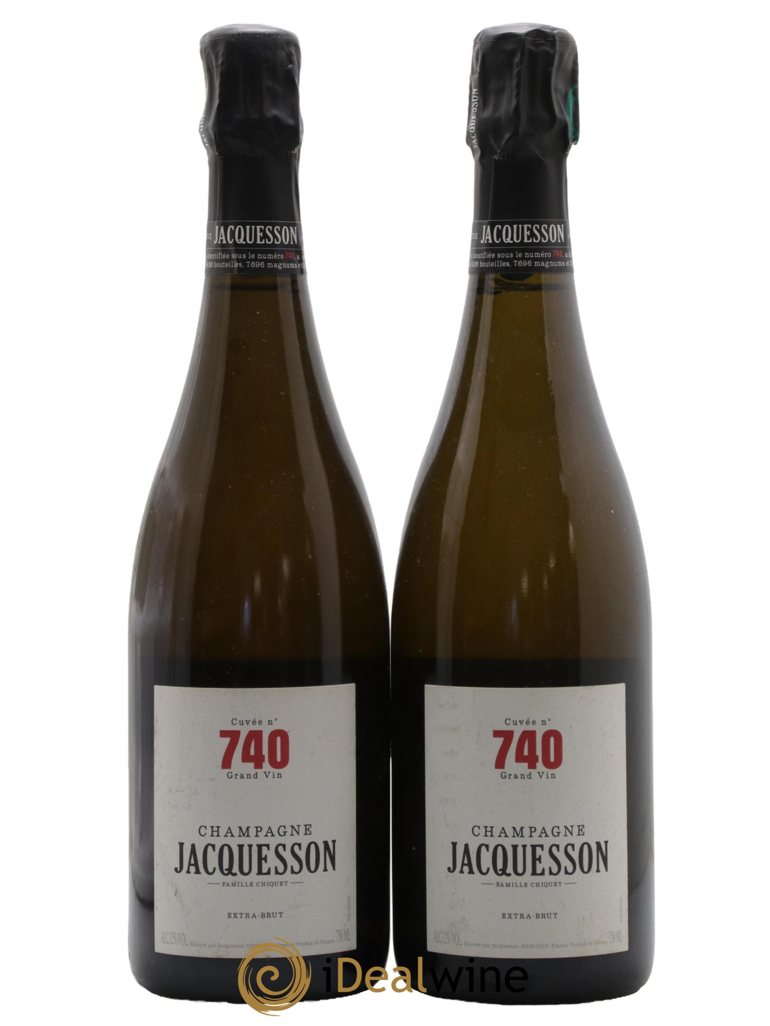 Cuvée 740 Extra Brut Jacquesson - Lot of 2 bottles - 0