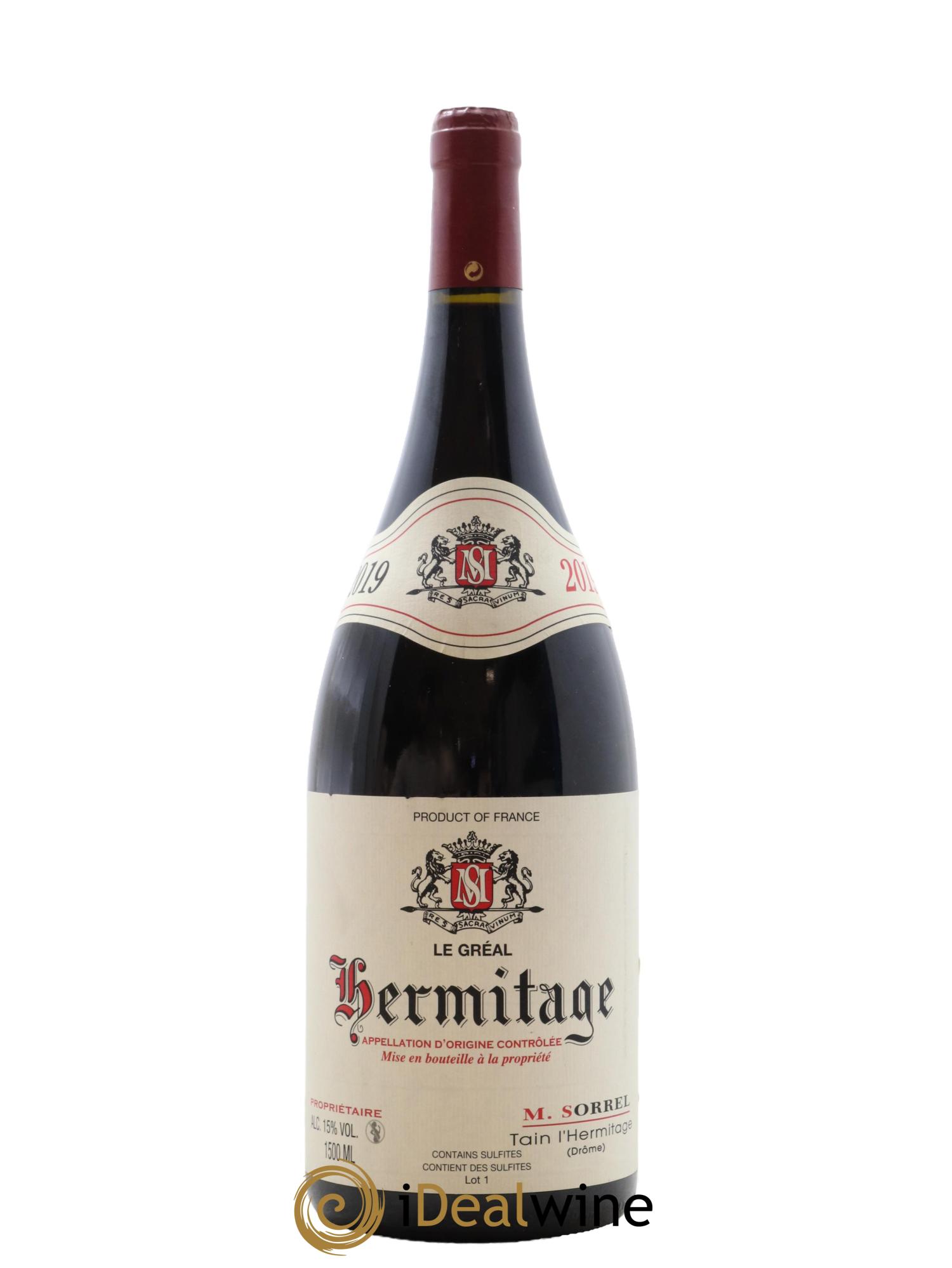 Hermitage Le Gréal Marc Sorrel  2019 - Lotto di 1 magnum - 0