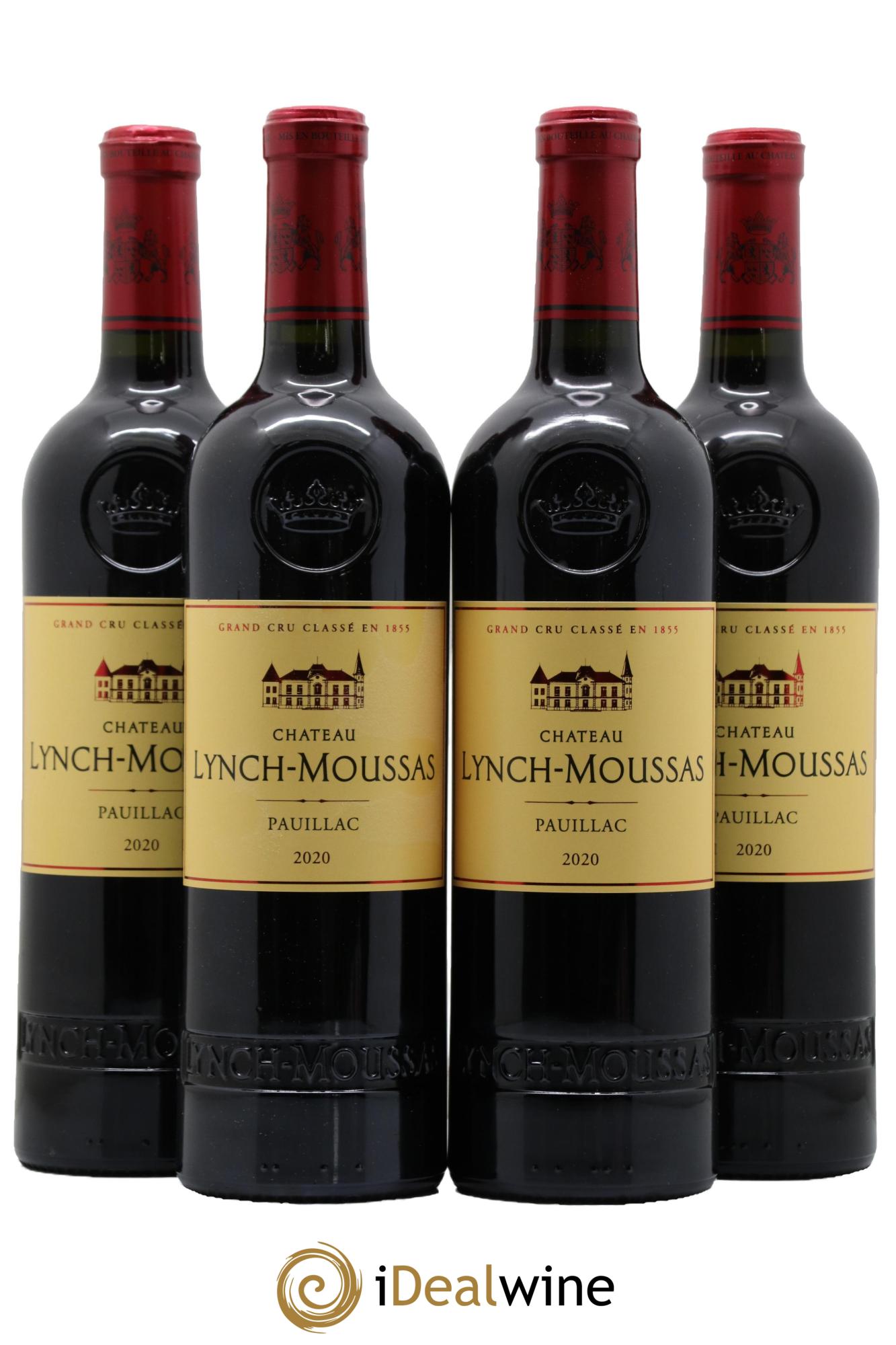 Château Lynch Moussas 5ème Grand Cru Classé 2020 - Lot de 4 bouteilles - 0