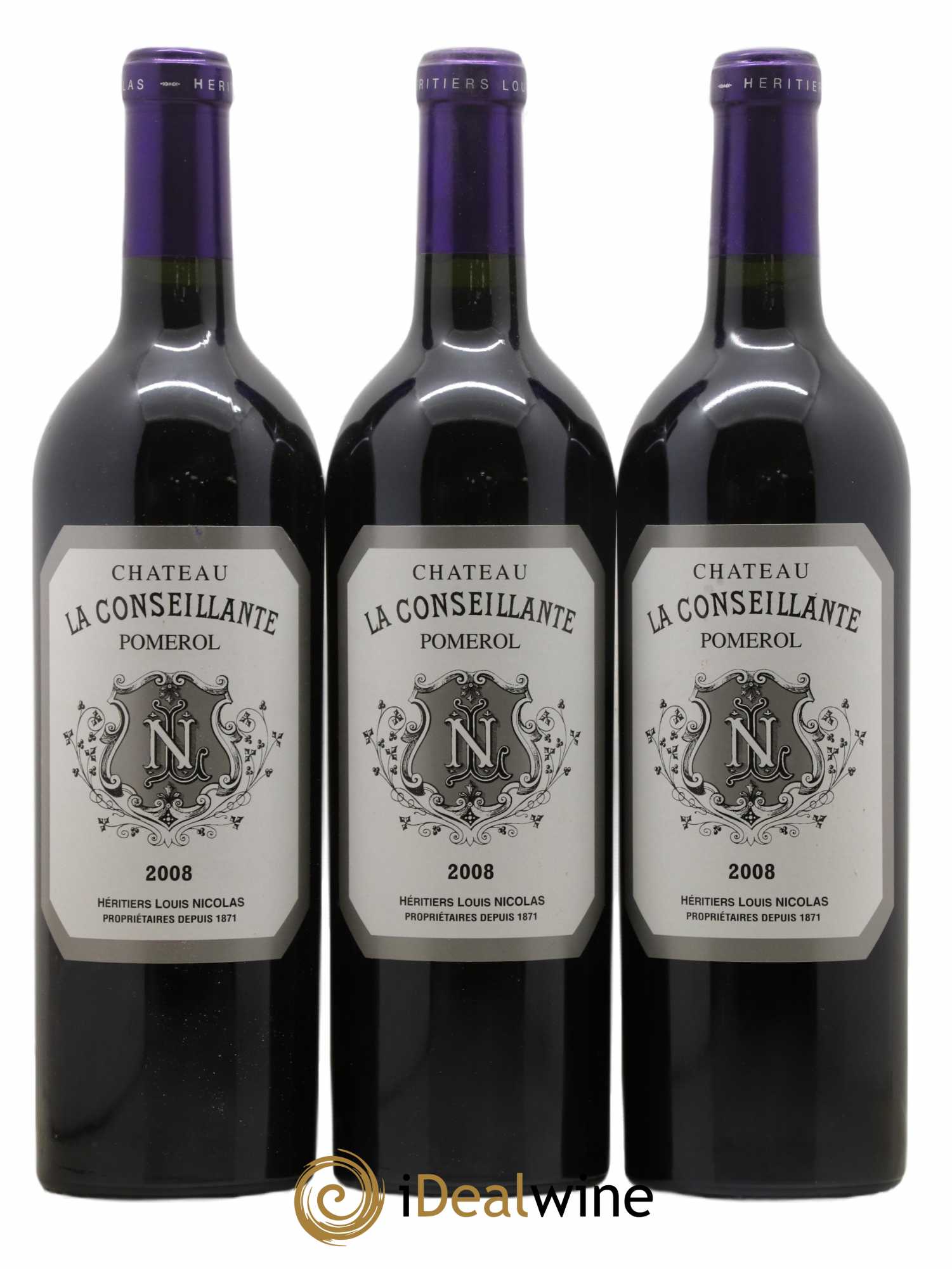 Château la Conseillante 2008 - Lotto di 3 bottiglie - 0