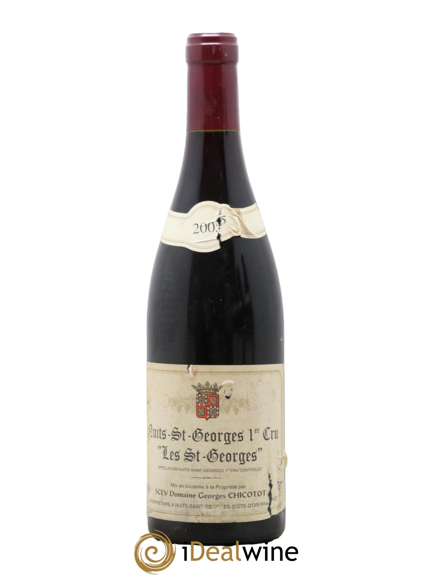 Nuits Saint-Georges 1er Cru Les Saint-Georges Chicotot 2005 - Posten von 1 Flasche - 0