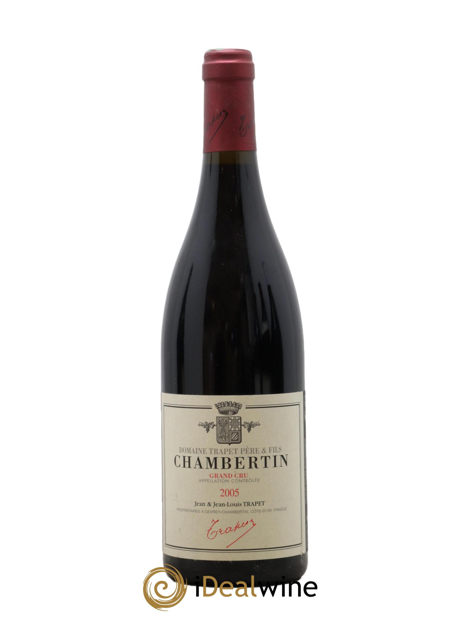 Chambertin Grand Cru Domaine Trapet 2005 - Posten von 1 Flasche - 0