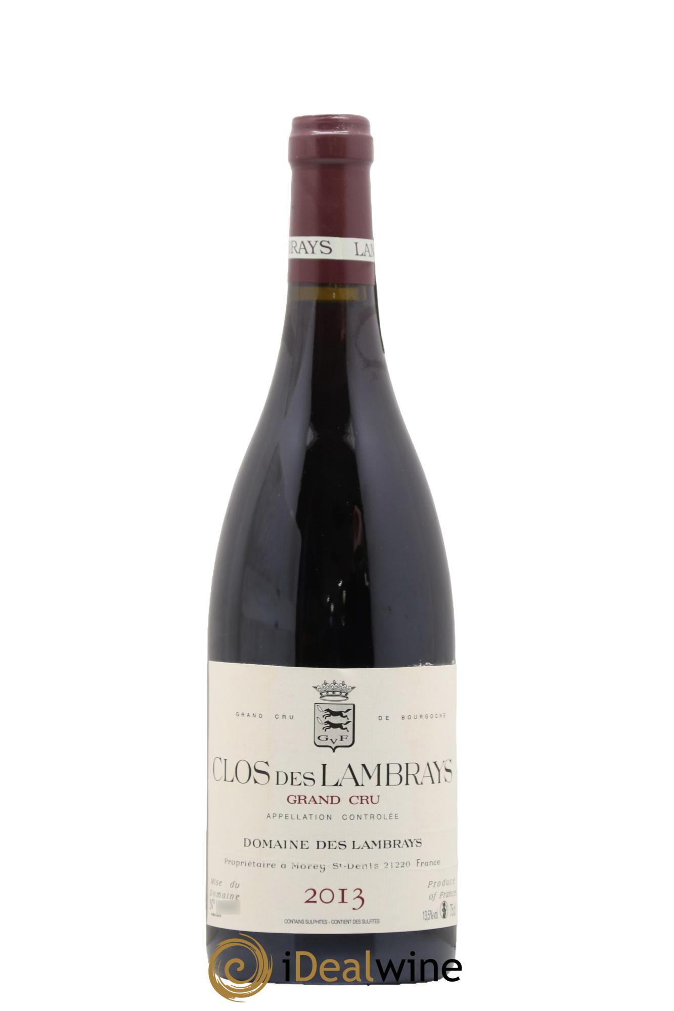 Clos des Lambrays Grand Cru Domaine des Lambrays 2013 - Lotto di 1 bottiglia - 0