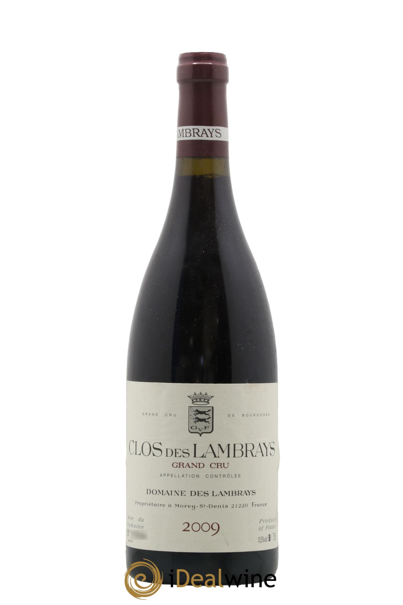 Clos des Lambrays Grand Cru Domaine des Lambrays 2009 - Posten von 1 Flasche - 0