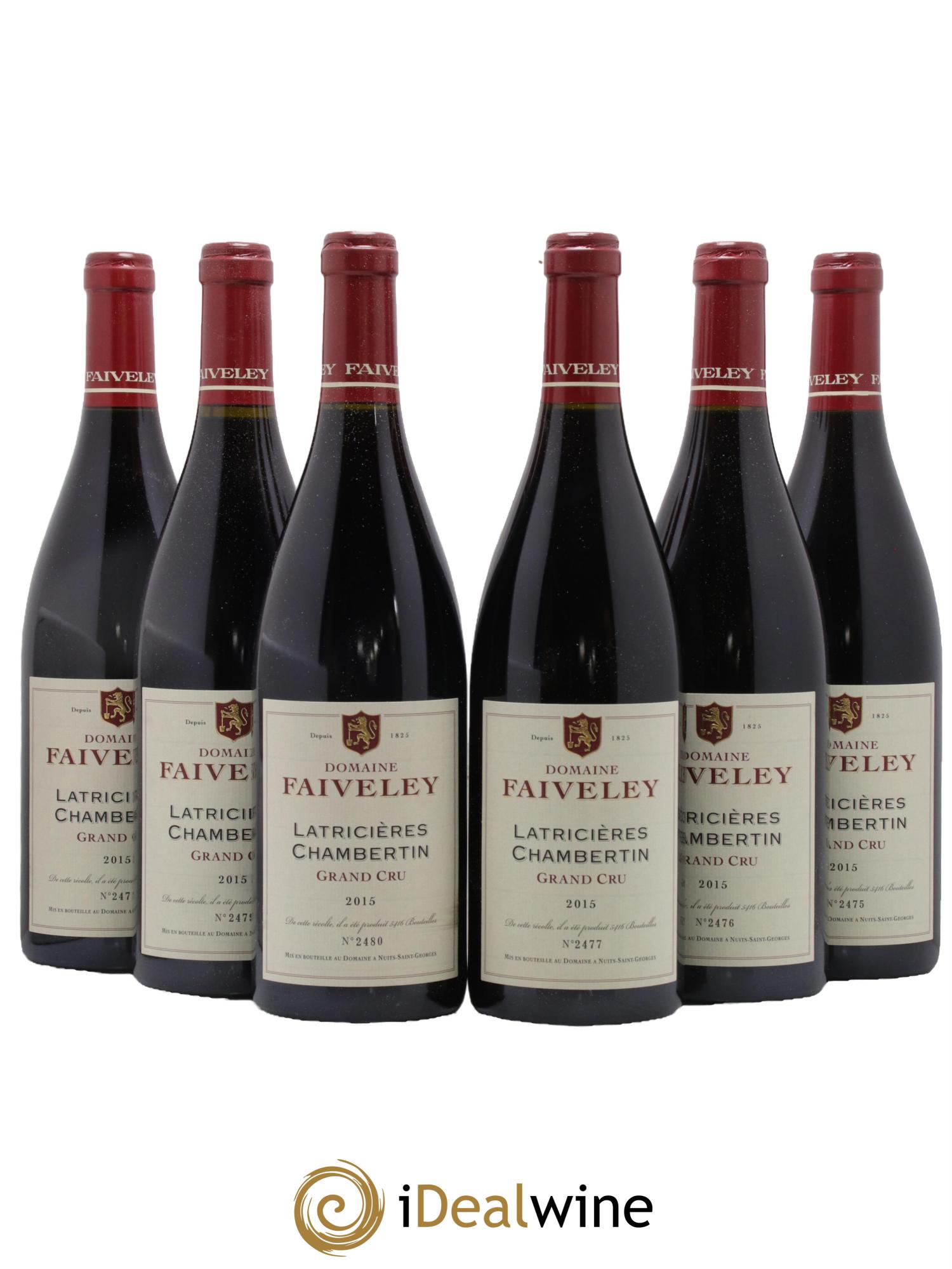 Latricières-Chambertin Grand Cru Louis Latour 2015 - Lot of 6 bottles - 0