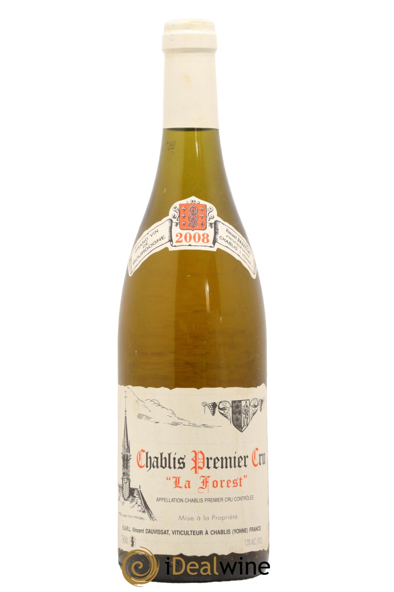 Chablis 1er Cru La Forest Vincent Dauvissat (Domaine) 2008 - Posten von 1 Flasche - 0