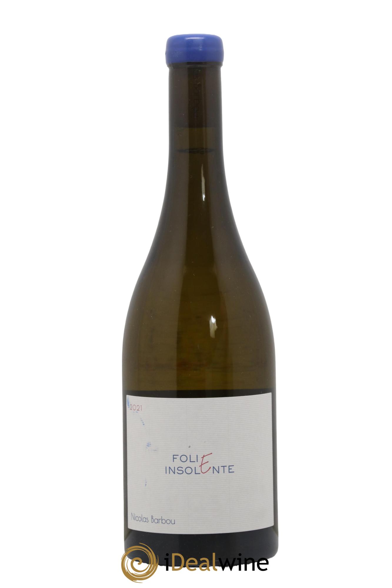 Touraine-Oisly Folie Insolente Nicolas Barbou  2021 - Lot de 1 bouteille - 0