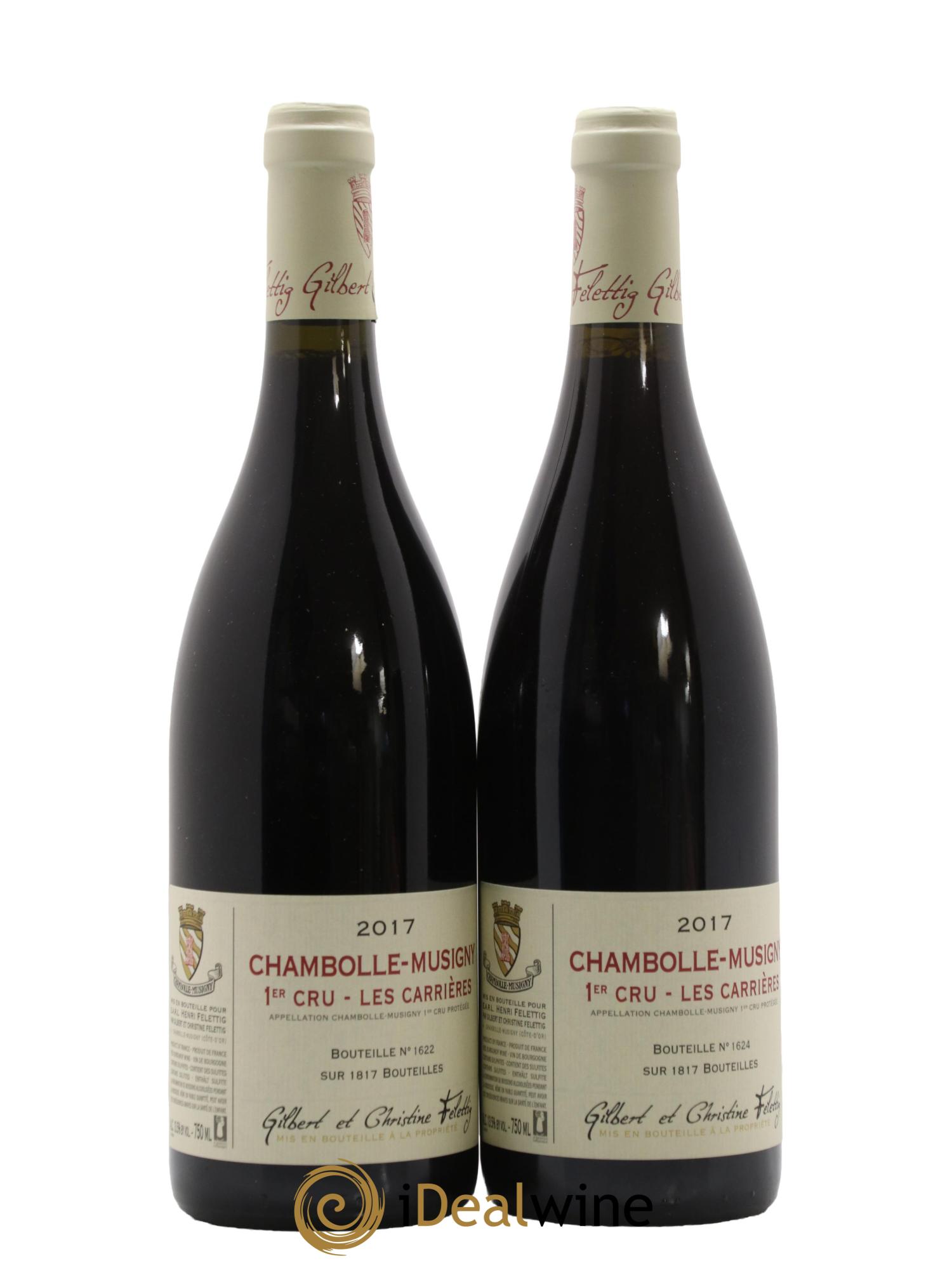 Chambolle-Musigny 1er Cru Les Carrières Felettig (Domaine) 2017 - Lot de 2 bouteilles - 0