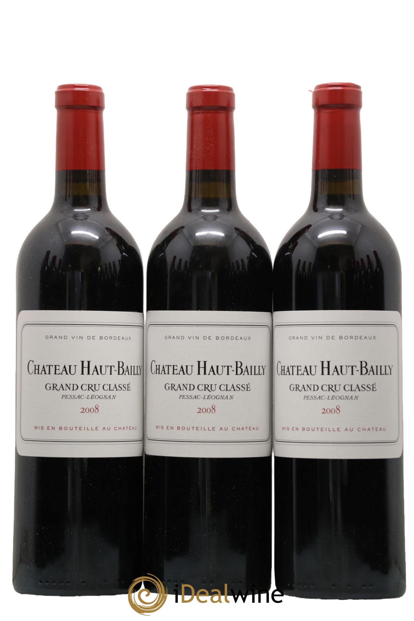 Château Haut-Bailly Cru Classé de Graves 2008 - Lotto di 12 bottiglie - 1