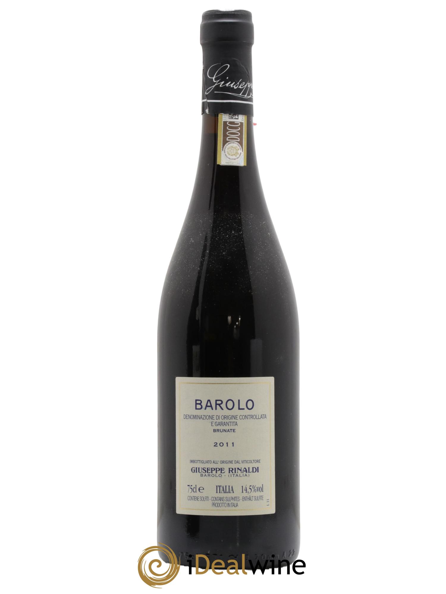 Barolo DOCG Brunate  Giuseppe Rinaldi 2011 - Lot de 1 bouteille - 1