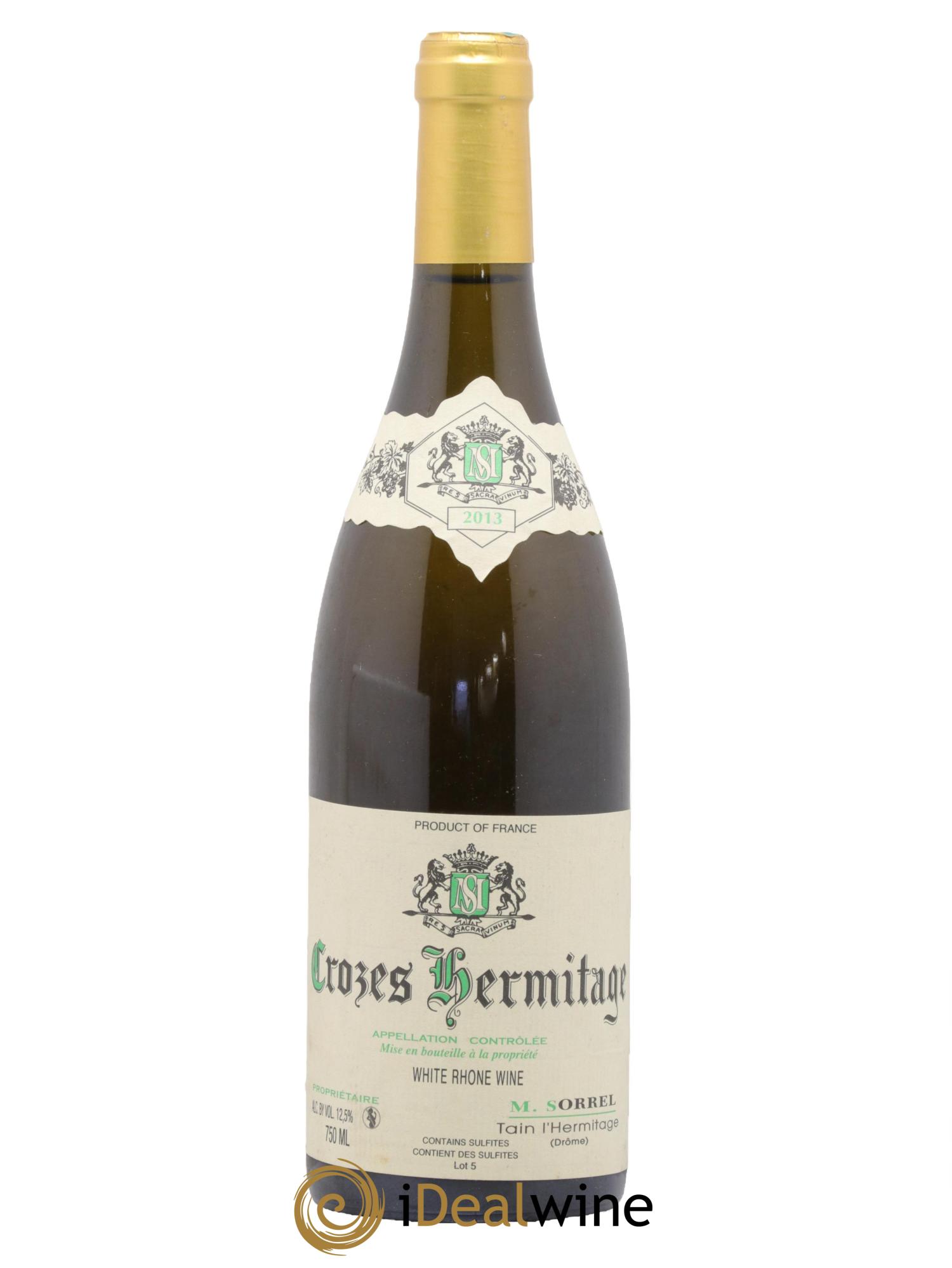 Crozes-Hermitage Marc Sorrel 2013 - Lot de 1 bouteille - 0