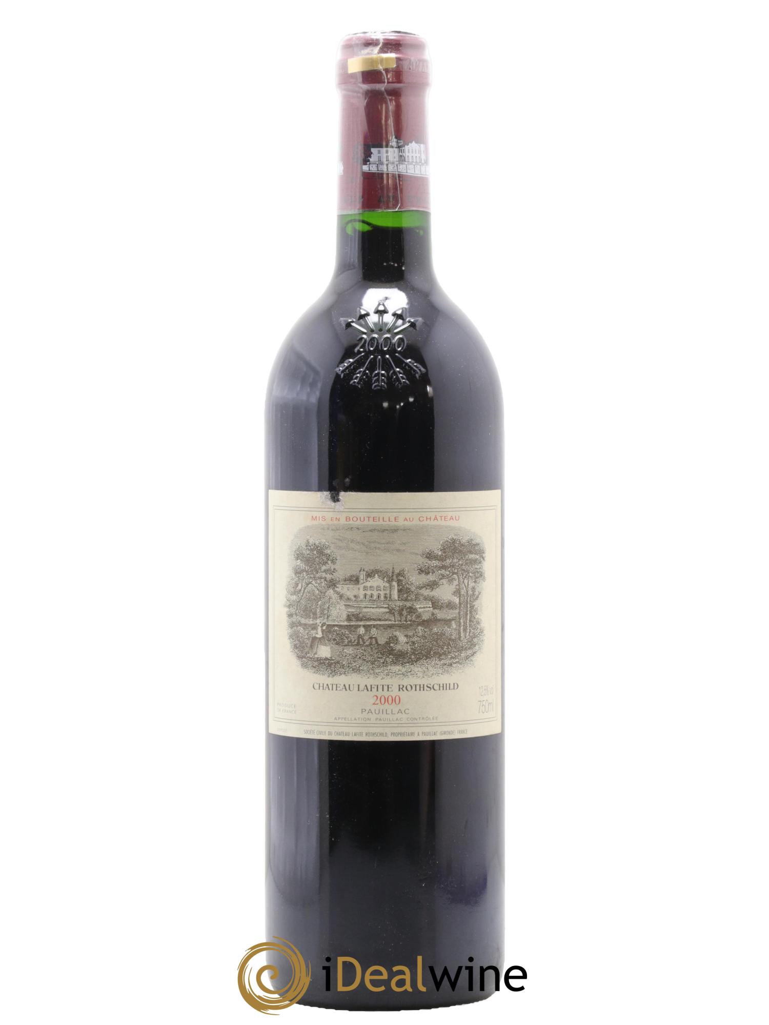 Château Lafite Rothschild 1er Grand Cru Classé 2000 - Lot de 1 bouteille - 0