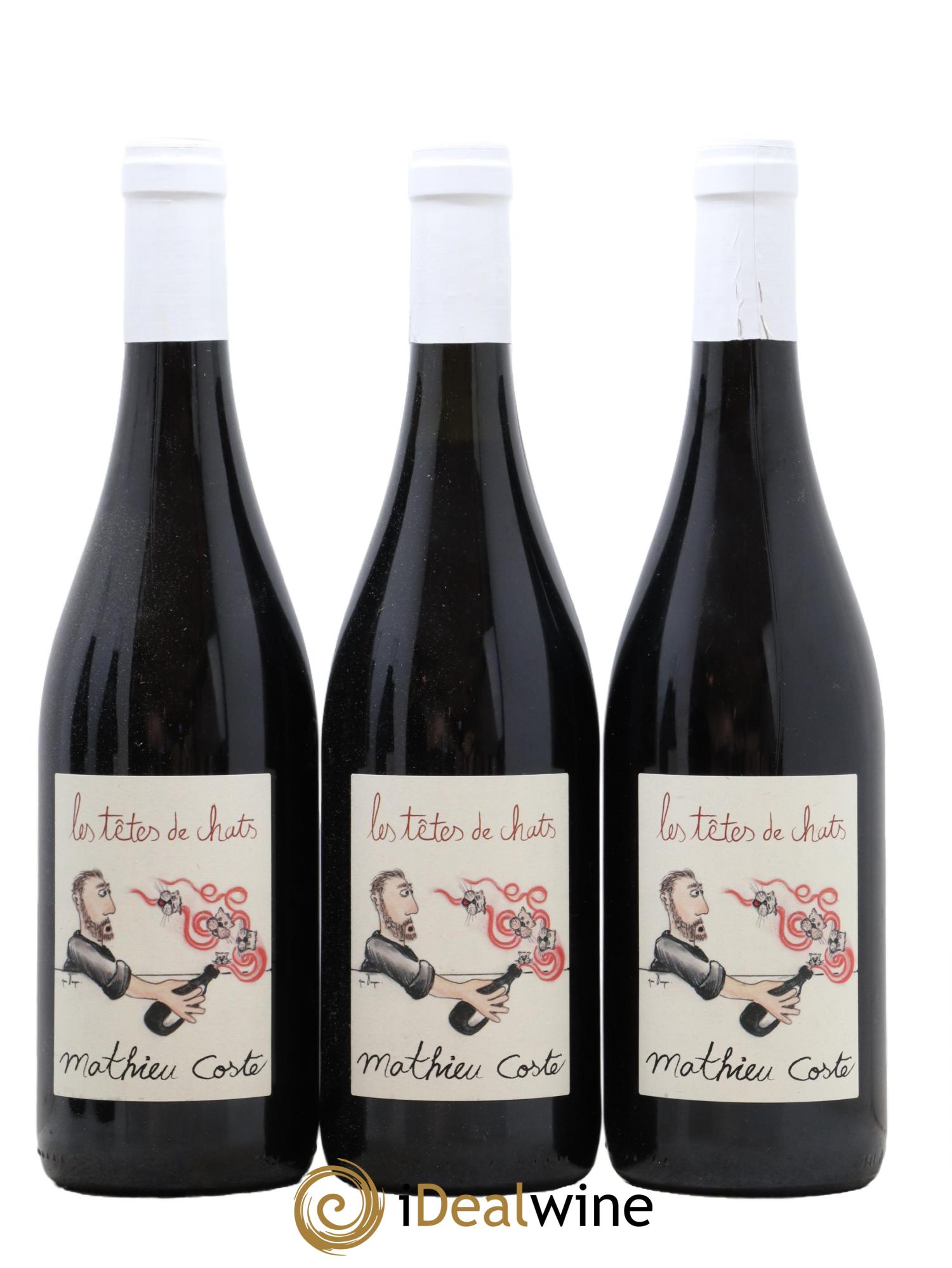 Vin de France Tetes de Chats Mathieu Coste 2014 - Lotto di 6 bottiglie - 1