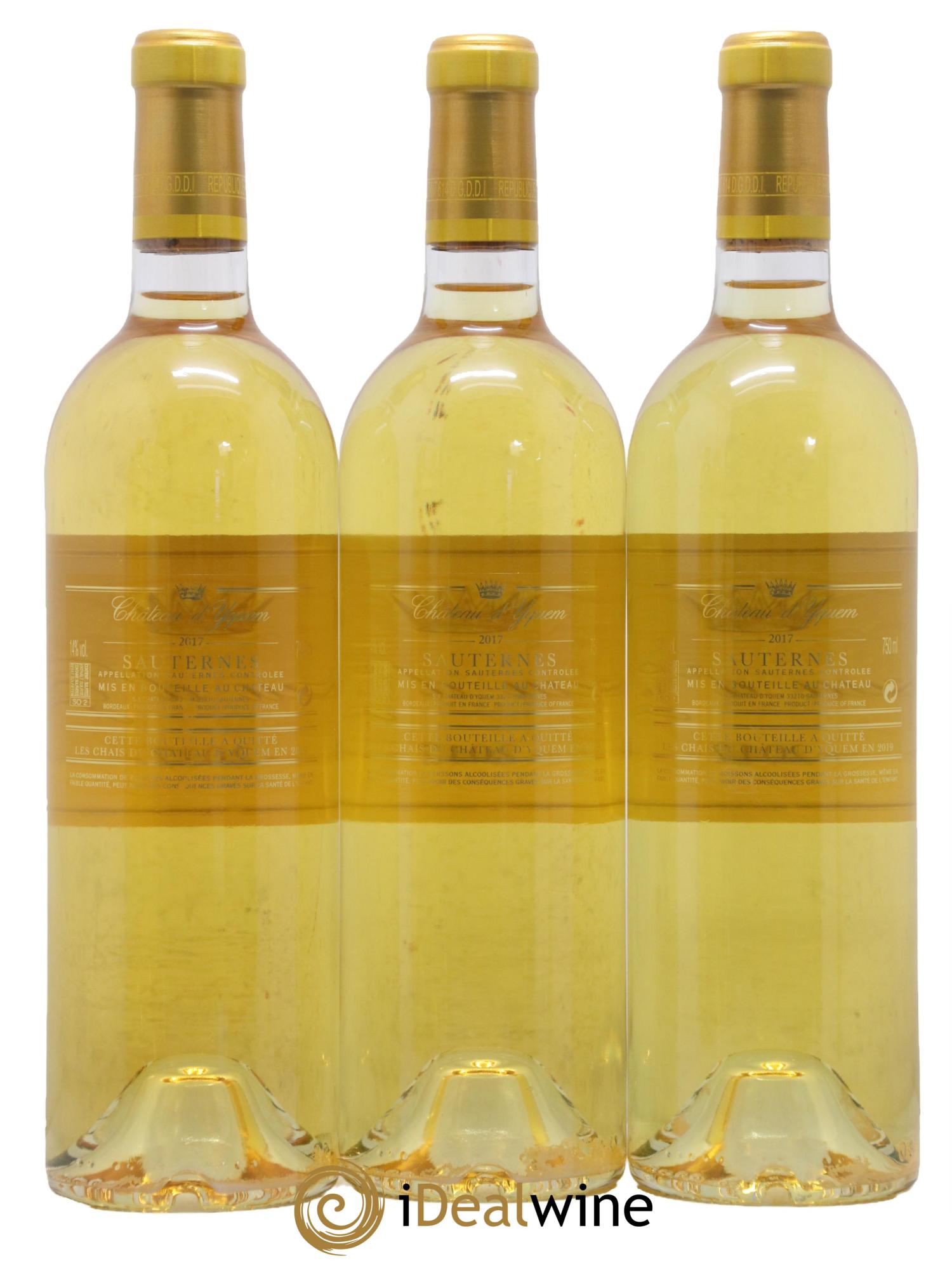 Château d' Yquem 1er Cru Classé Supérieur 2017 - Lot de 6 bouteilles - 4