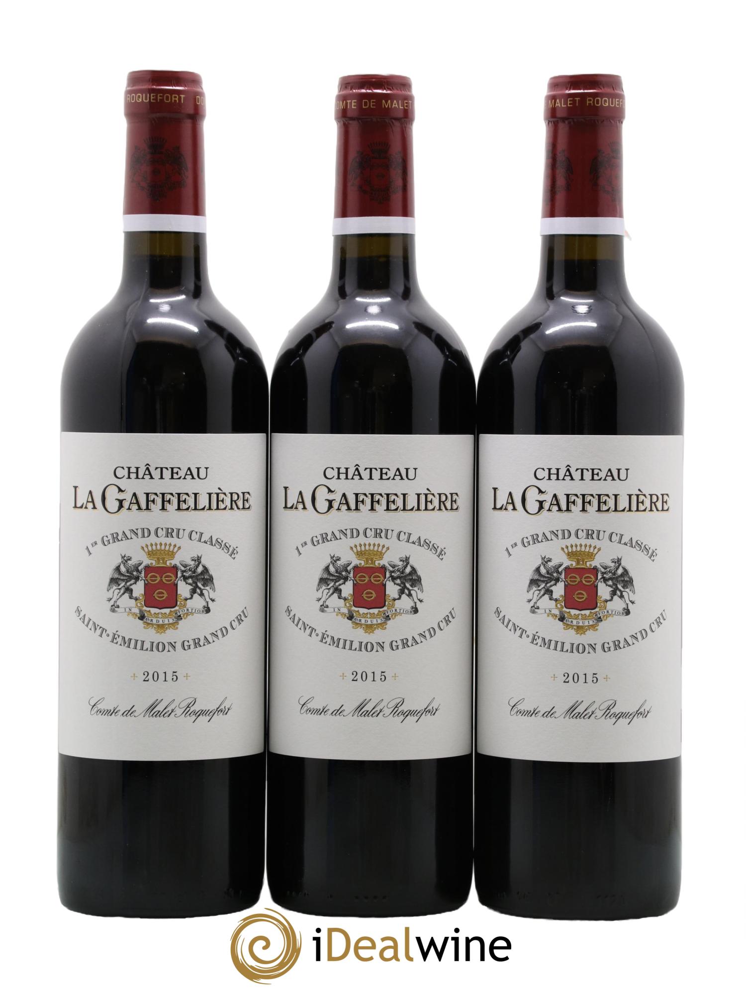 Château la Gaffelière 1er Grand Cru Classé B  2015 - Lotto di 12 bottiglie - 3