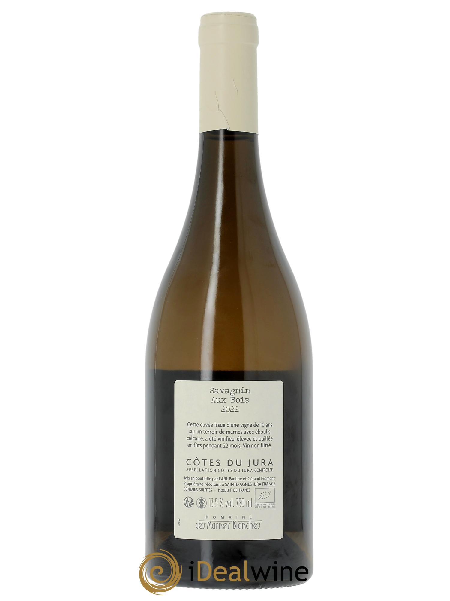 Côtes du Jura Aux Bois Savagnin Marnes Blanches (Domaine des)  2022 - Lot of 1 bottle - 1