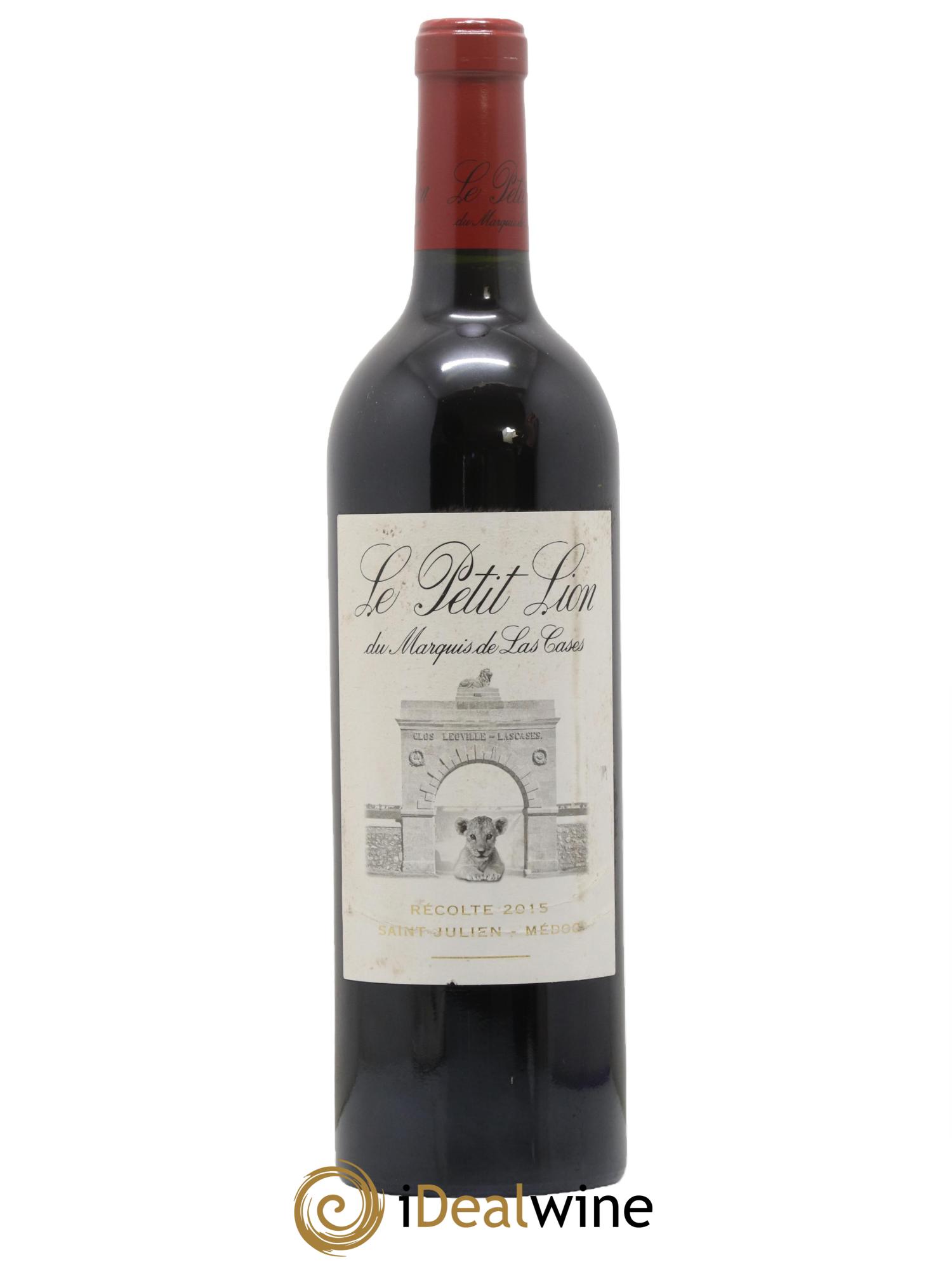 Le Petit Lion du Marquis de Las Cases Second Vin 2015 - Posten von 1 Flasche - 0