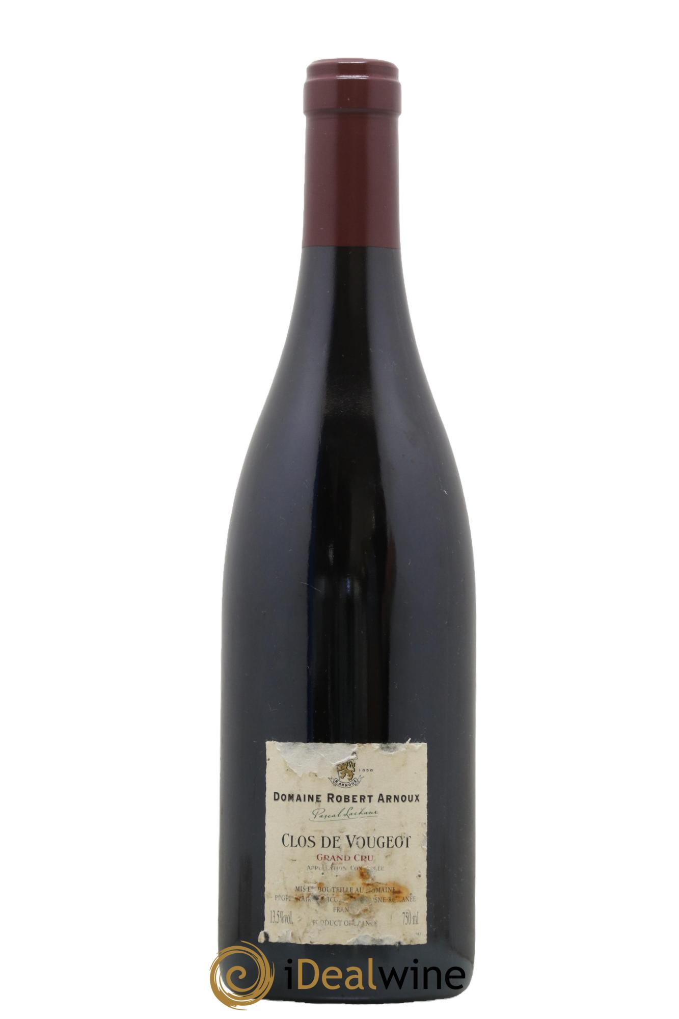 Clos de Vougeot Grand Cru Arnoux-Lachaux (Domaine) 2002 - Lotto di 1 bottiglia - 1