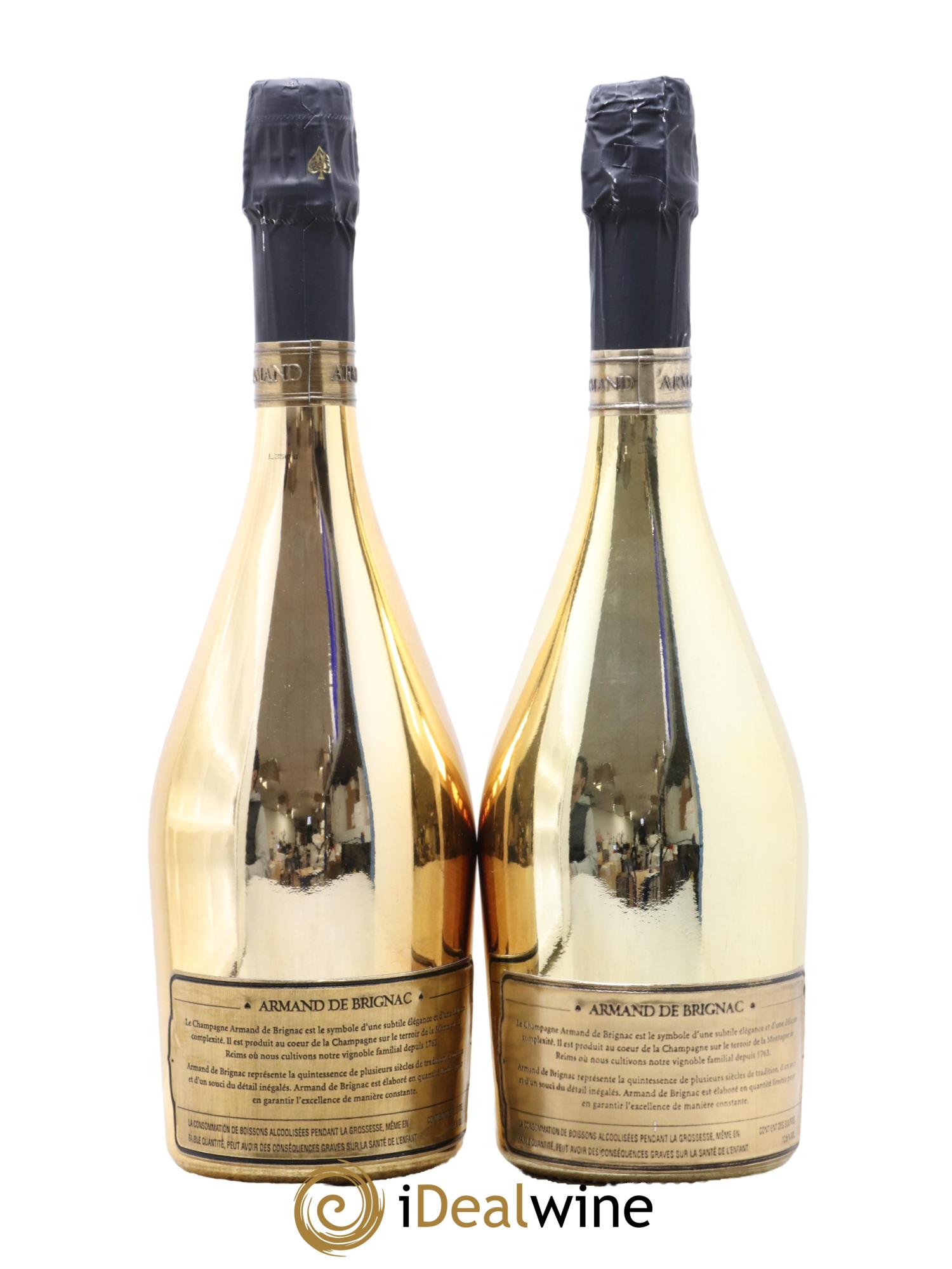 Brut Gold Armand de Brignac - Lot de 2 bouteilles - 1